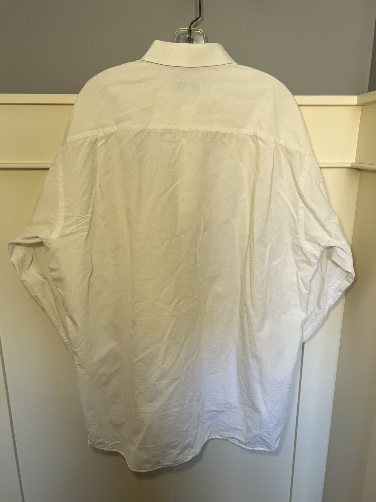 Dior Vintage Christian Dior 100%cotton button up longsleeve shirt Size US XL / EU 56 / 4 - 3 Thumbnail