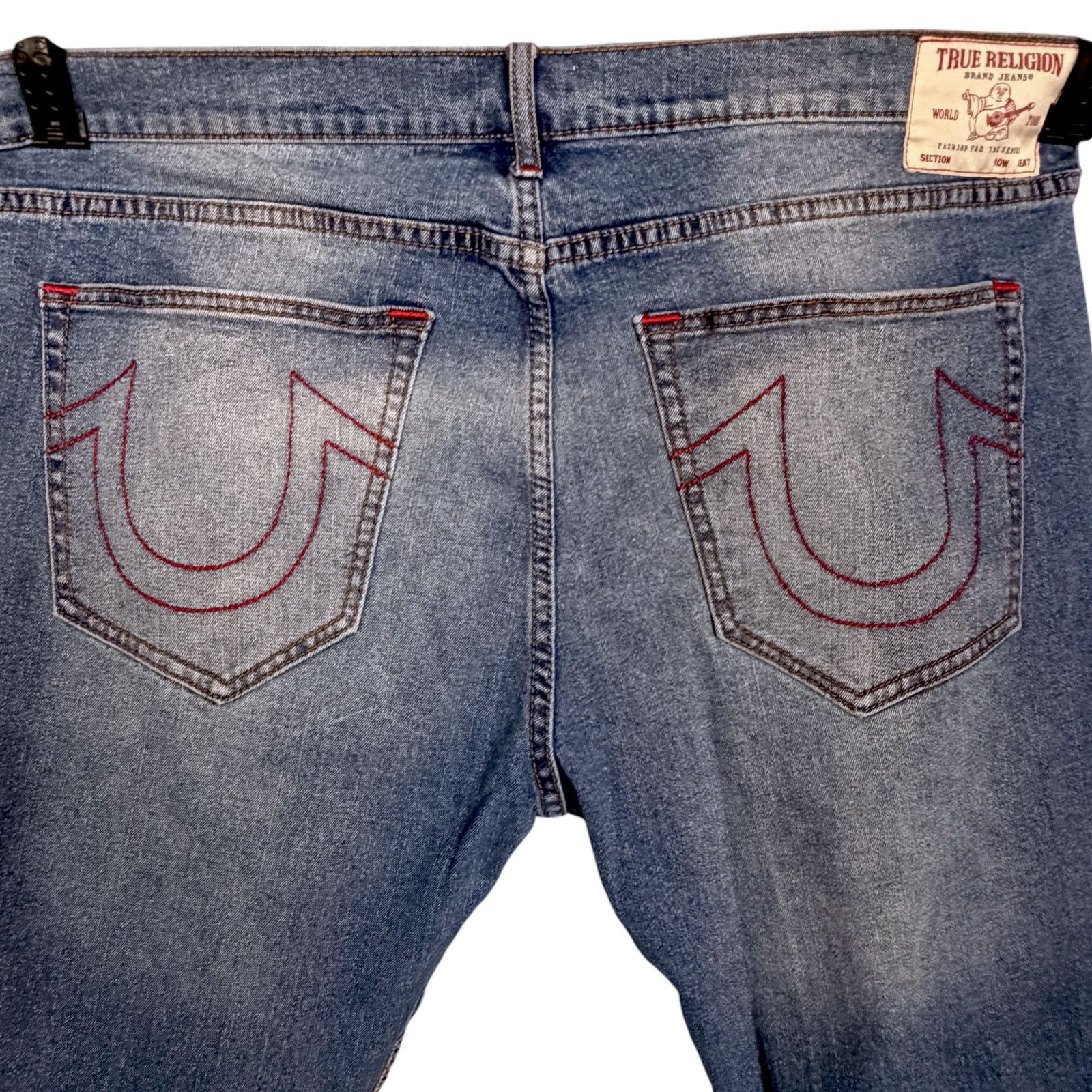 True Religion True Religion Rocco Jeans Mens 38x33 Denim Skinny Relaxed Size US 38 / EU 54 - 3 Thumbnail