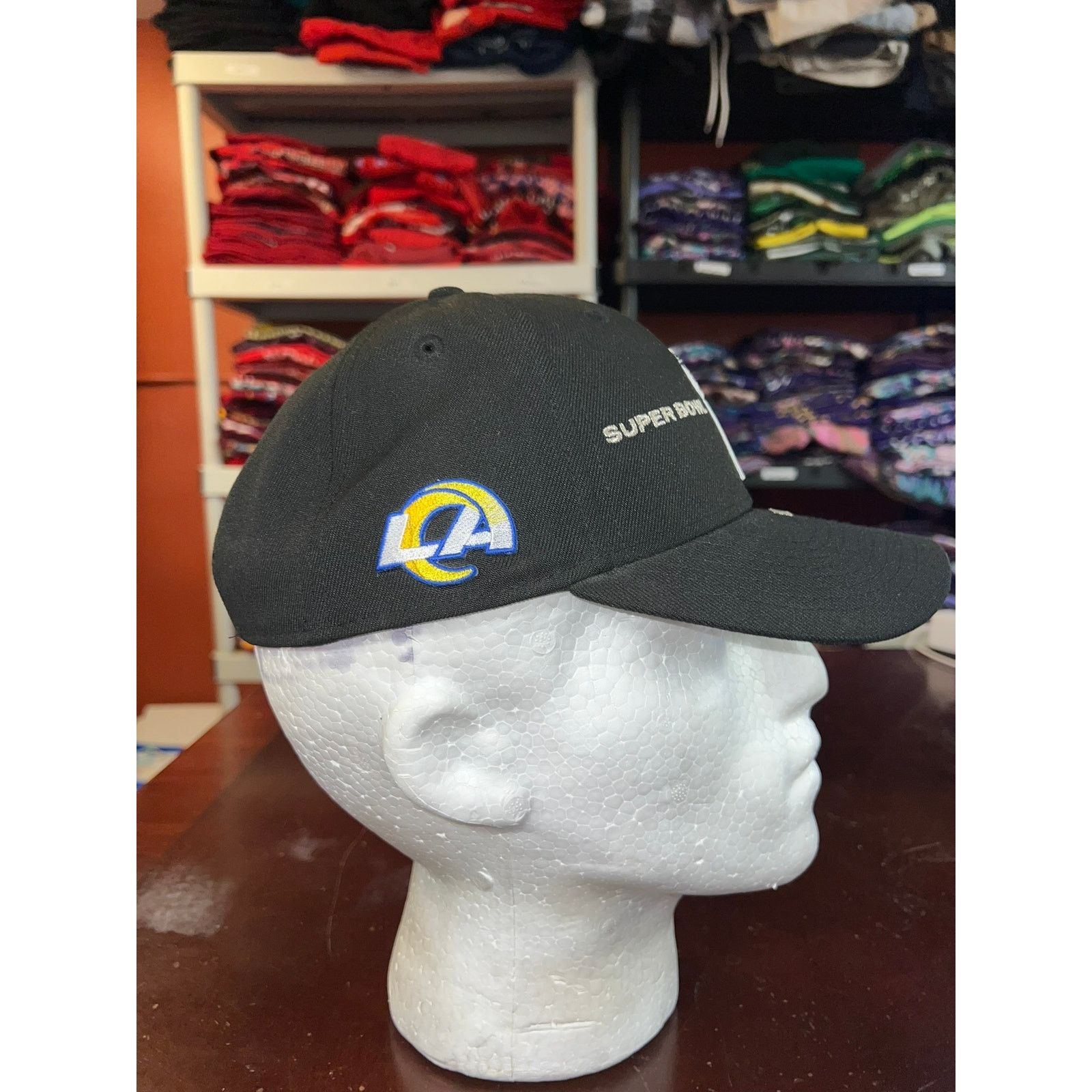 New Era Super Bowl LA Rams Hat Super Bowl LVI NFL Football New Era Size ONE SIZE - 5 Thumbnail