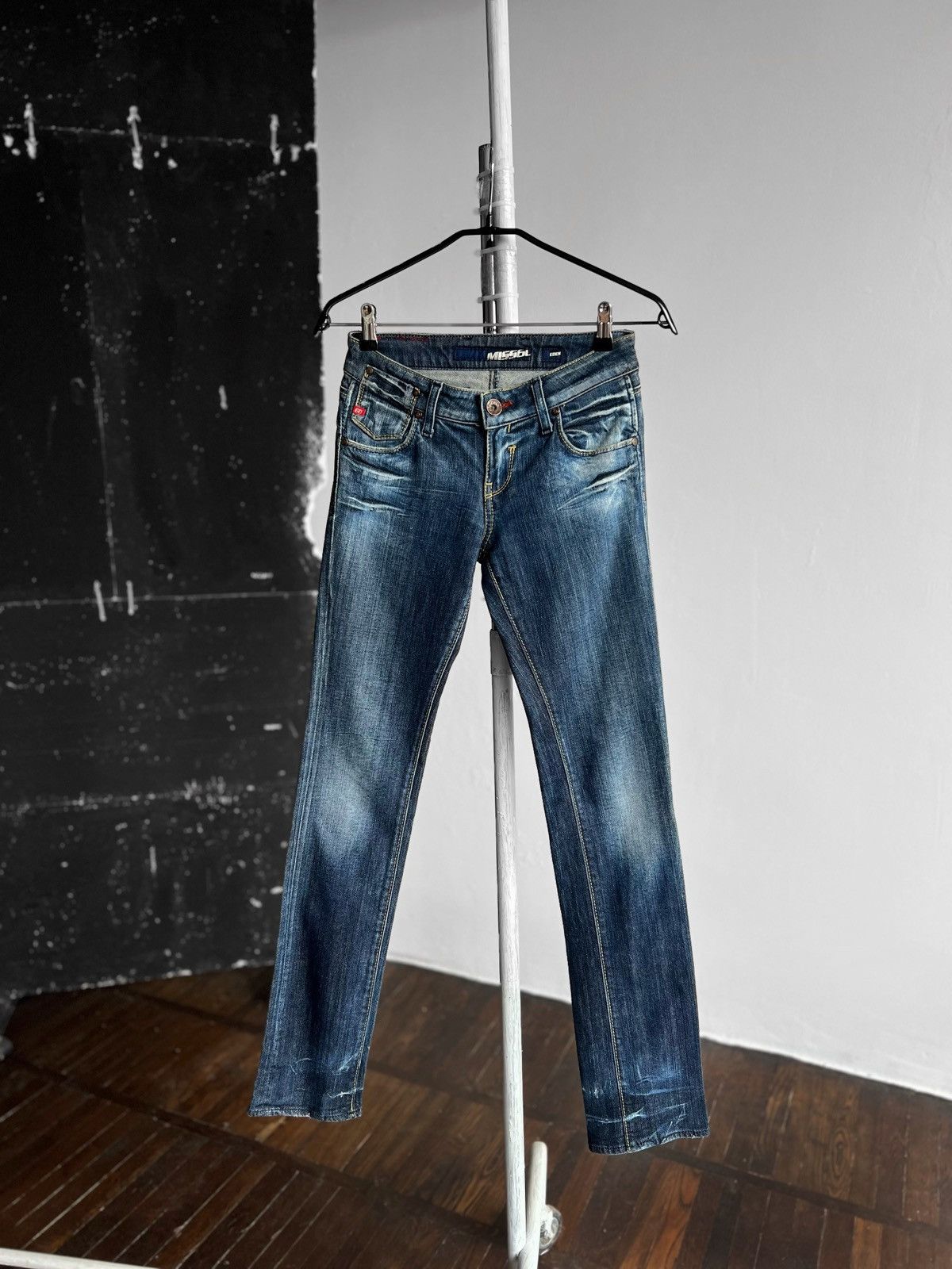 Miss Sixty Eden Slim Vintage 00s Stretch Blue Denim Jeans