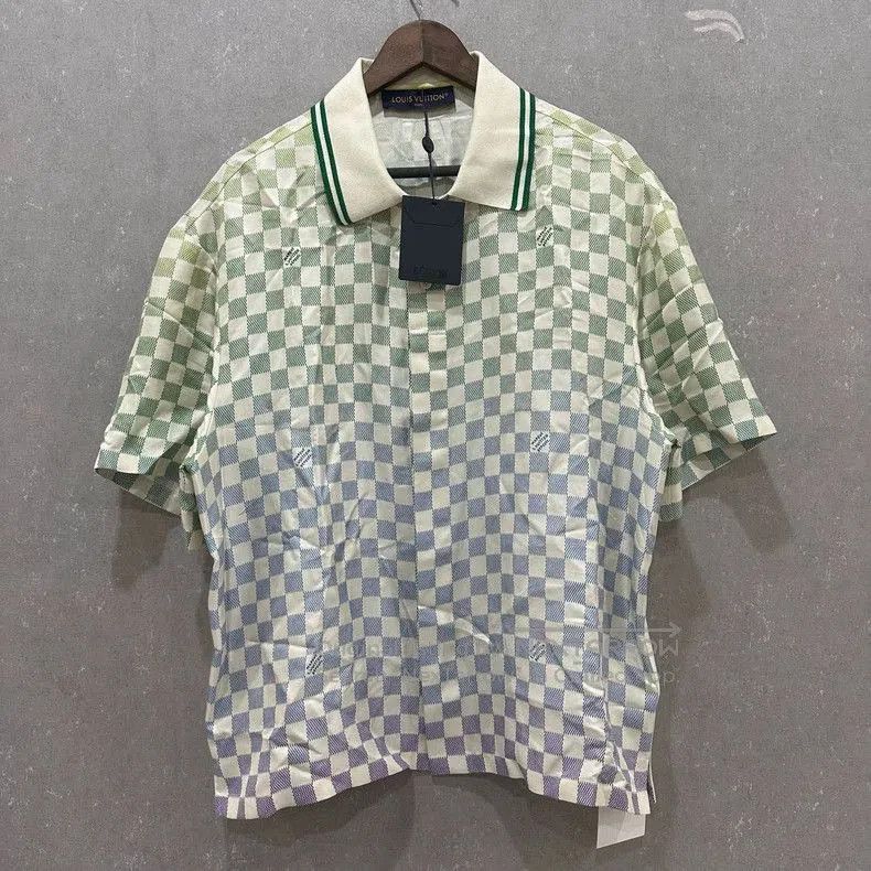 Louis Vuitton Louis Vuitton Checkerboard Polo Shirt XL. Size US XL / EU 56 / 4 - 1 Thumbnail
