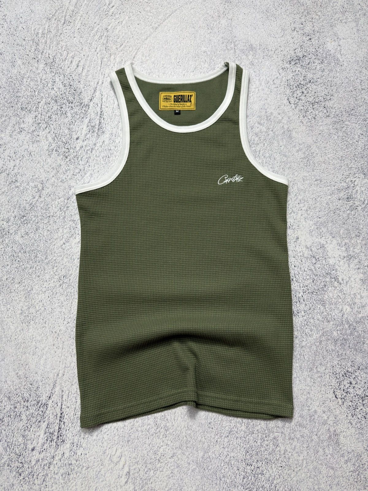 Corteiz Corteiz Allstarz Contrast Tank Top “Khaki” Size US M / EU 48-50 / 2 - 2 Thumbnail