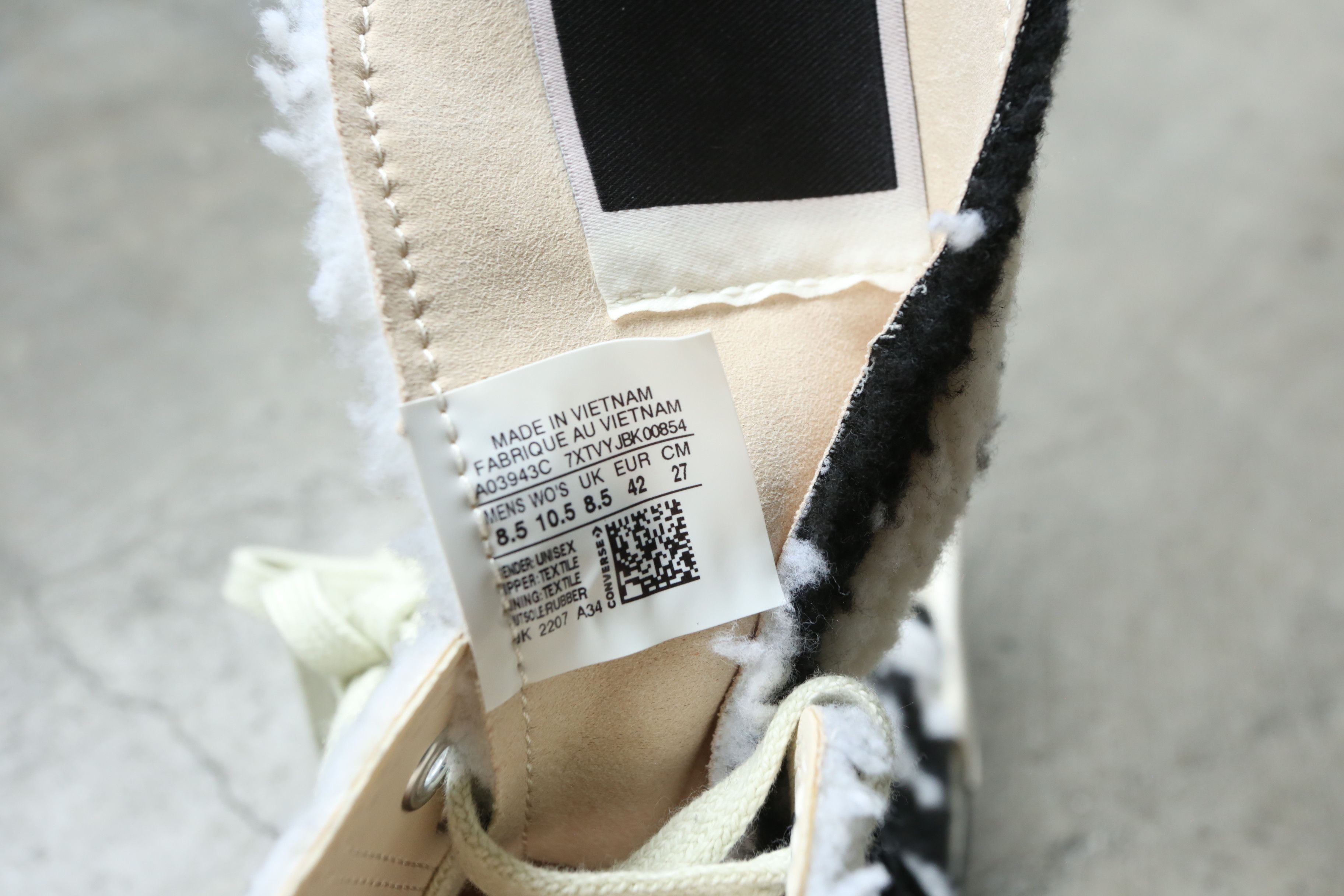 Converse × Rick Owens Drkshdw Rick Owens - S/S 23 - TURBODRK Chuck 70 Hi Size US 8.5 / EU 41-42 - 7 Thumbnail