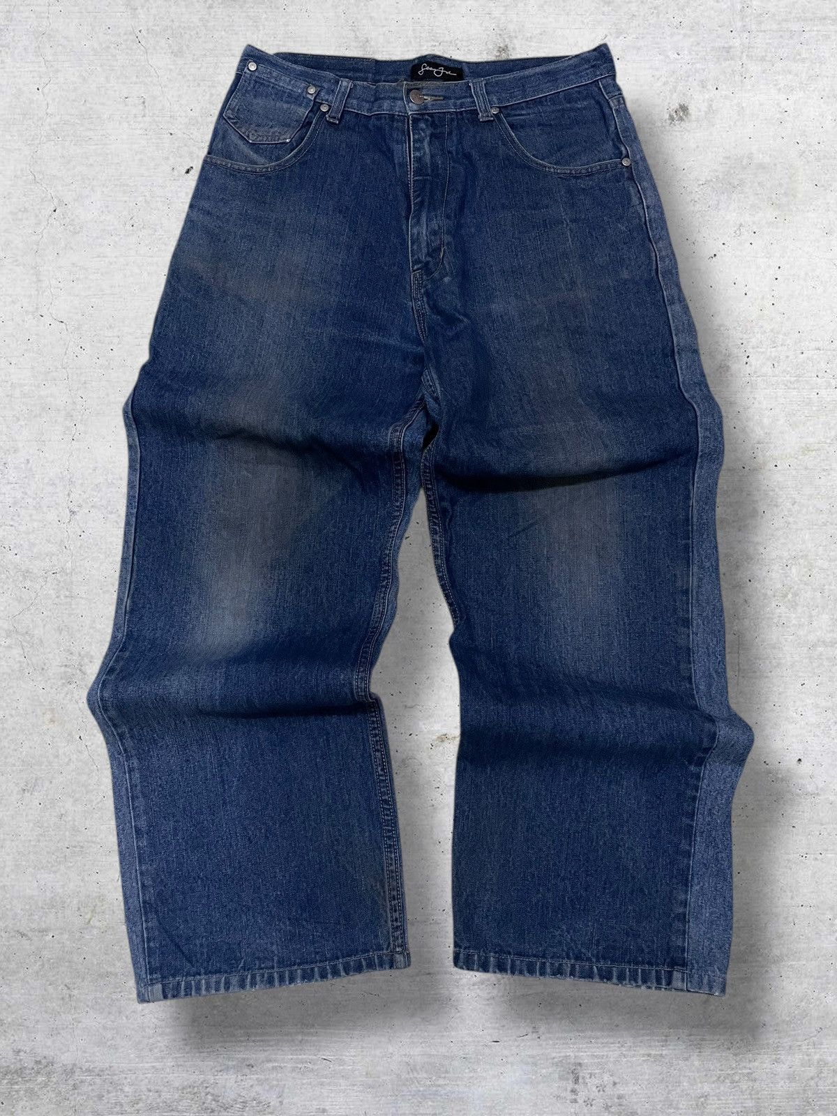 Sean John VINTAGE SEAN JOHN OG 90S DESIGNER STREETWEAR BAGGY Y2K DENIM Size US 31 - 1 Thumbnail