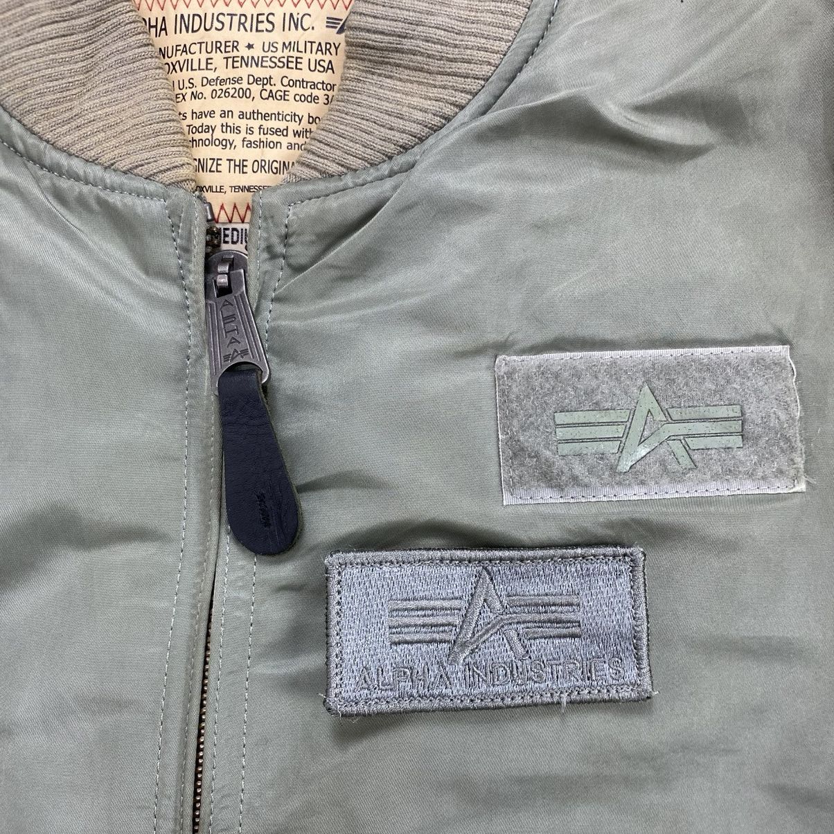 Alpha Industries 1968 Vintage Alpha Industries MA-1 OG Military Bomber Jacket Size US M / EU 48-50 / 2 - 5 Thumbnail