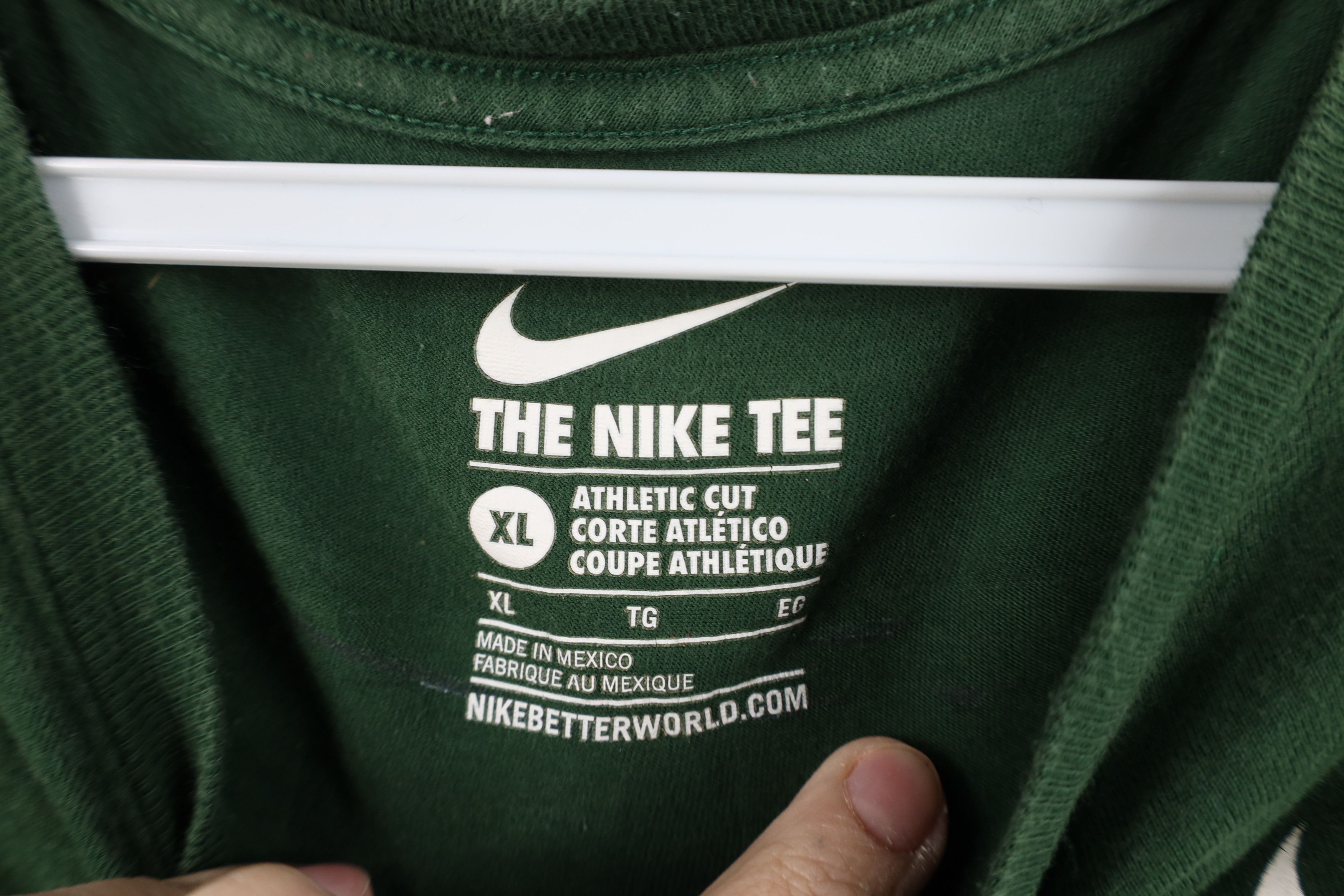 Nike Nike Michigan State University Football T-Shirt Green Size XL / US 12-14 / IT 48-50 - 9 Thumbnail