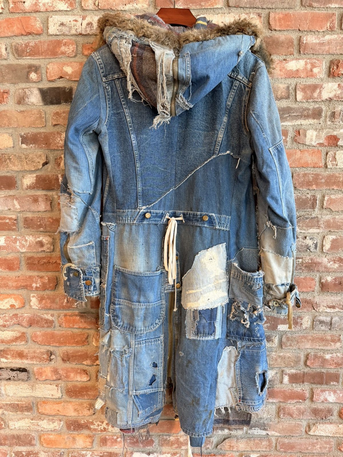 Greg Lauren 🚨The GL GRAIL🚨 FW17 Vintage Denim Parka Size US L / EU 52-54 / 3 - 2 Thumbnail