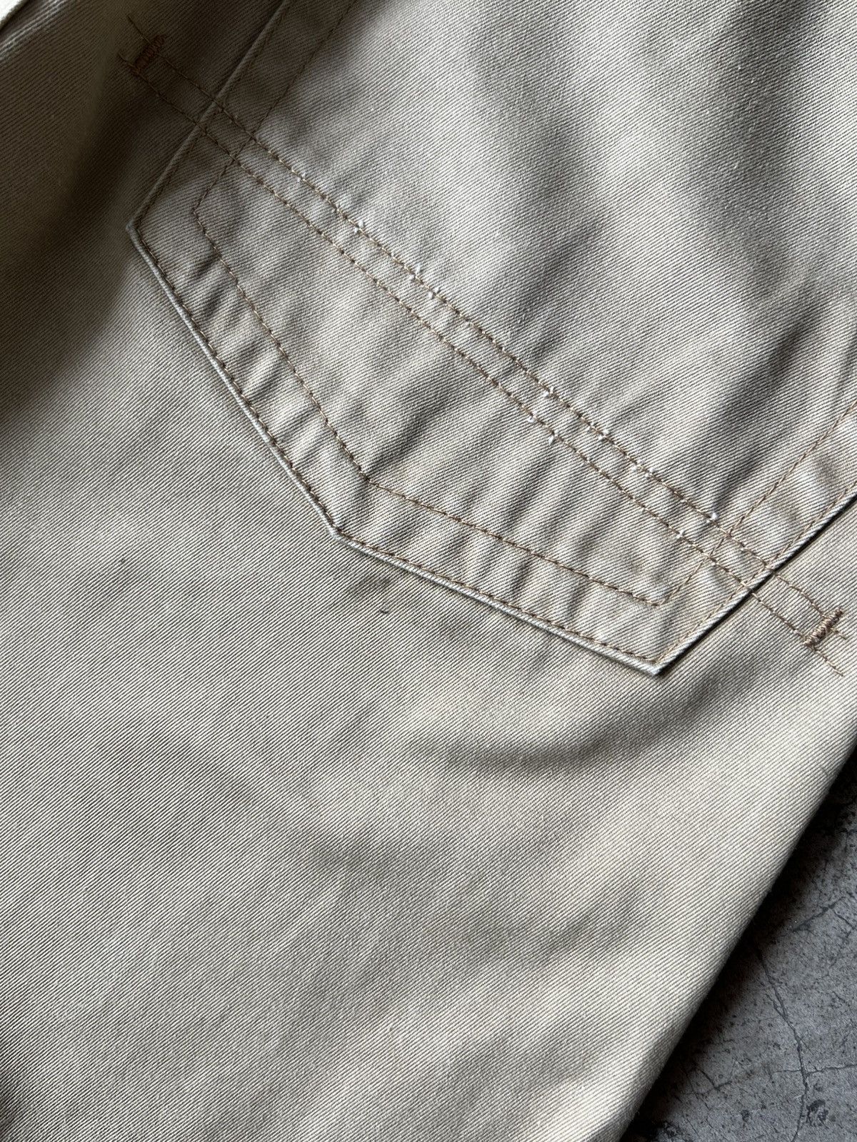 Junya Watanabe Junya Watanabe - S/S’10 Two Tone Cinch Back Chino Pants Size US 32 / EU 48 - 9 Thumbnail