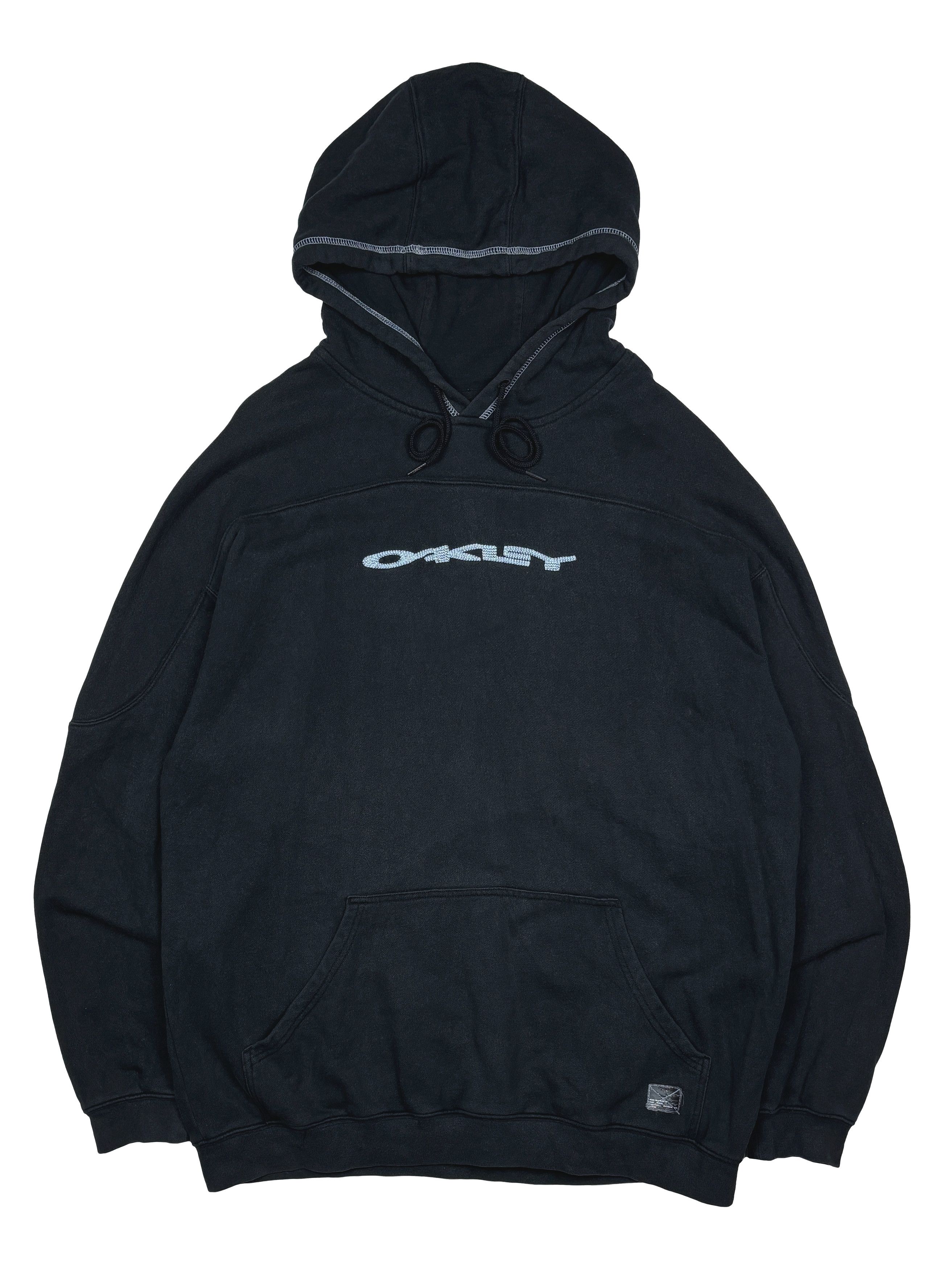 トップス 00s oakley center logo sweat black 00s OAKLEY Logo Sweatshirt 黒 XXL オークリー スウェット
