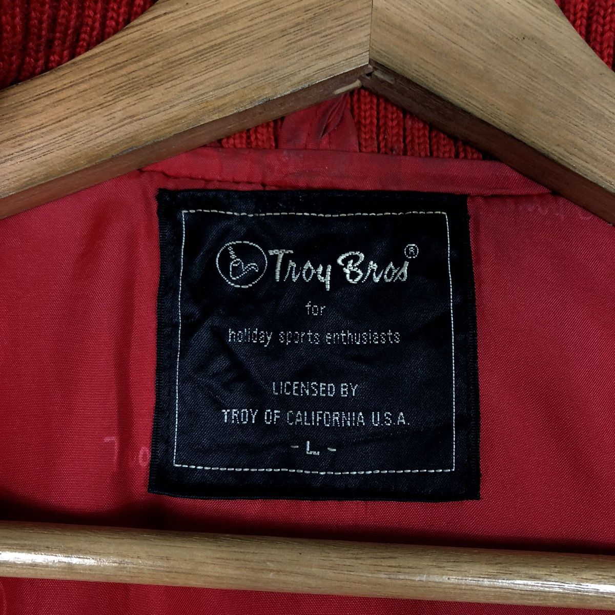 Japanese Brand 🔥90’s Vintage Varsity Jacket Troy Bros Japan Made Size US L / EU 52-54 / 3 - 14 Thumbnail