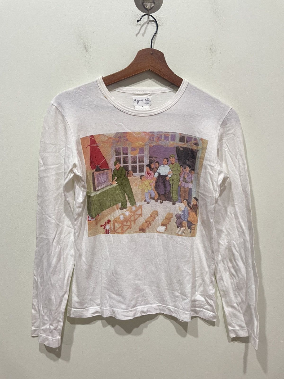 agnes b. Agnes B. Long Sleeve tshirt Size S / US 4 / IT 40 - 1 Thumbnail