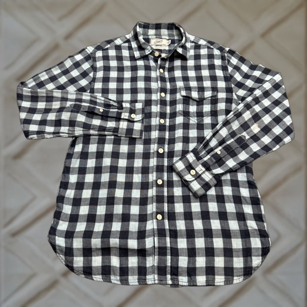 Grayers Grayers Shirt Mens Small Blue Buffalo Plaid Long Sleeve Button-Down Flannel Casual Everyday Classic Preppy Size US S / EU 44-46 / 1 - 1 Thumbnail