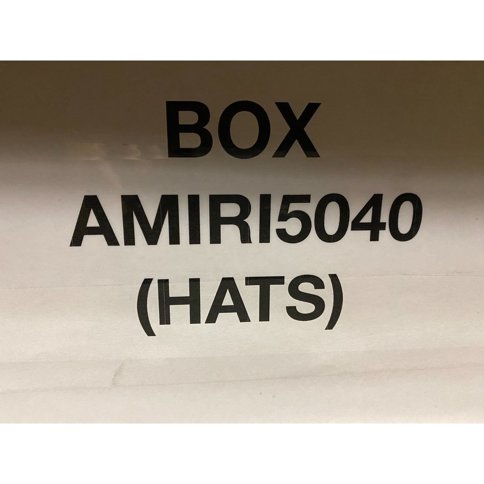 Amiri o1rshd1 Q:12 / Size :OS / Amiri Stencil Trucker Hat / Cap Size ONE SIZE - 14 Thumbnail