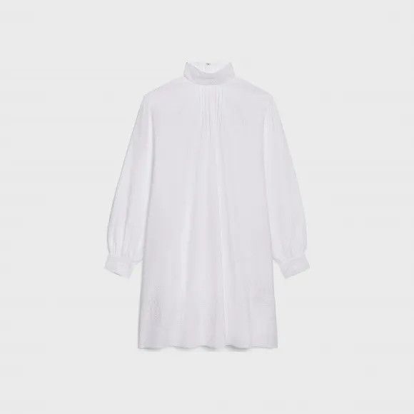 image of Celine O1W1Db10324 Prairie Dress In White, Women's (Size Small)