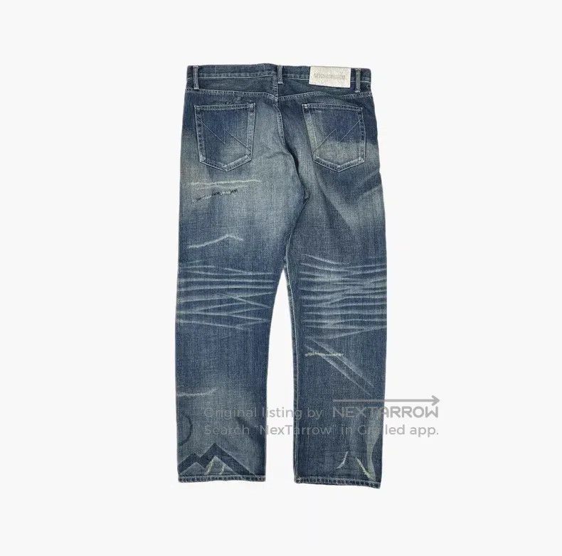 Neighborhood Neighborhood size XL Wolverine Slash Washed Denim Jeans Size US 27 - 2 Thumbnail
