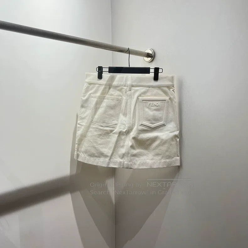 Fendi Fendi A denim half-skirt Size 27" / US 4 / IT 40 - 2 Thumbnail
