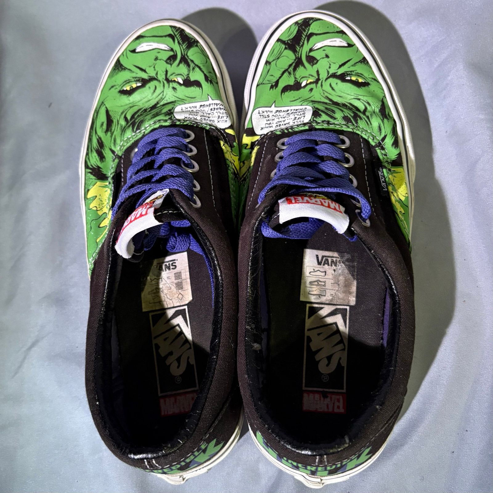 Vans Vans x Marvel Hulk Authentic Sneakers Men’s 6.5 Rare Collab Size US 6.5 / EU 39-40 - 6 Thumbnail