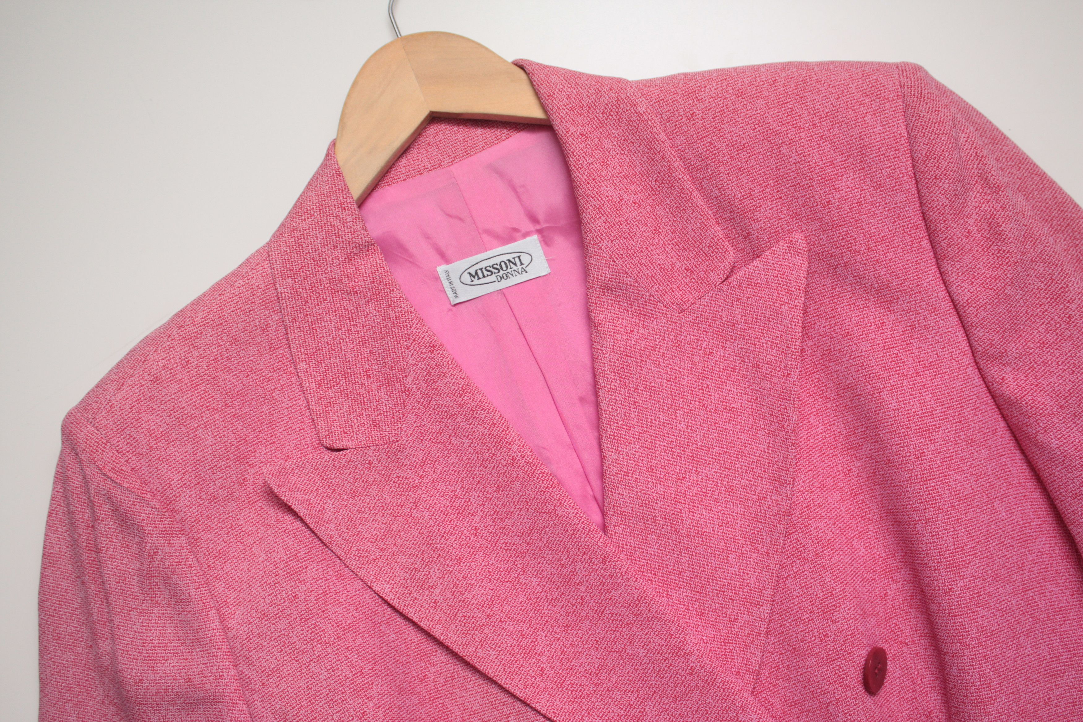 Missoni Missoni Donna Pink Casual Blazer Women's 14 Made In Italy Size XL / US 12-14 / IT 48-50 - 1 Thumbnail