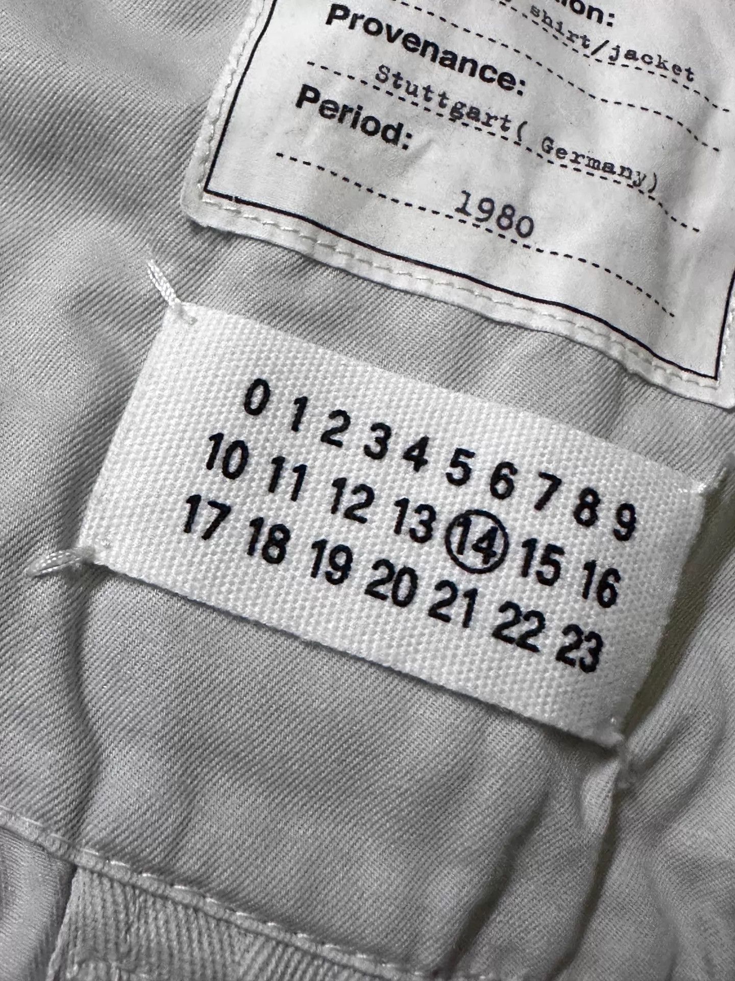 Maison Margiela MMM Replica SS14 German Military Shirt Jacket Ice Gray Size US M / EU 48-50 / 2 - 5 Thumbnail