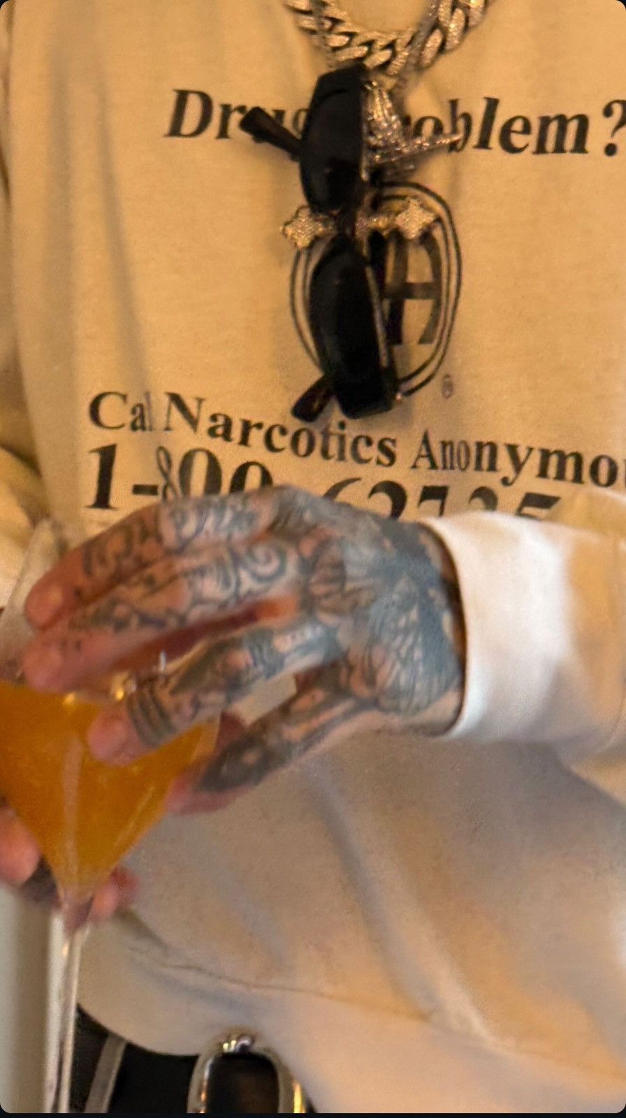 Enfants Riches Deprimes ERD NA DRUG PROBLEM ? NARCOTICS ANONYMOUS 4G Size US XL / EU 56 / 4 - 11 Thumbnail