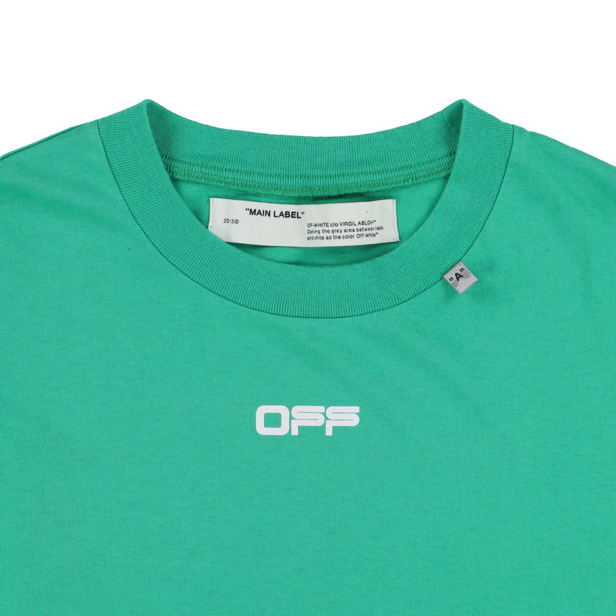 Off-White Green Caravaggio Box Oversized T-Shirt Size US M / EU 48-50 / 2 - 5 Thumbnail