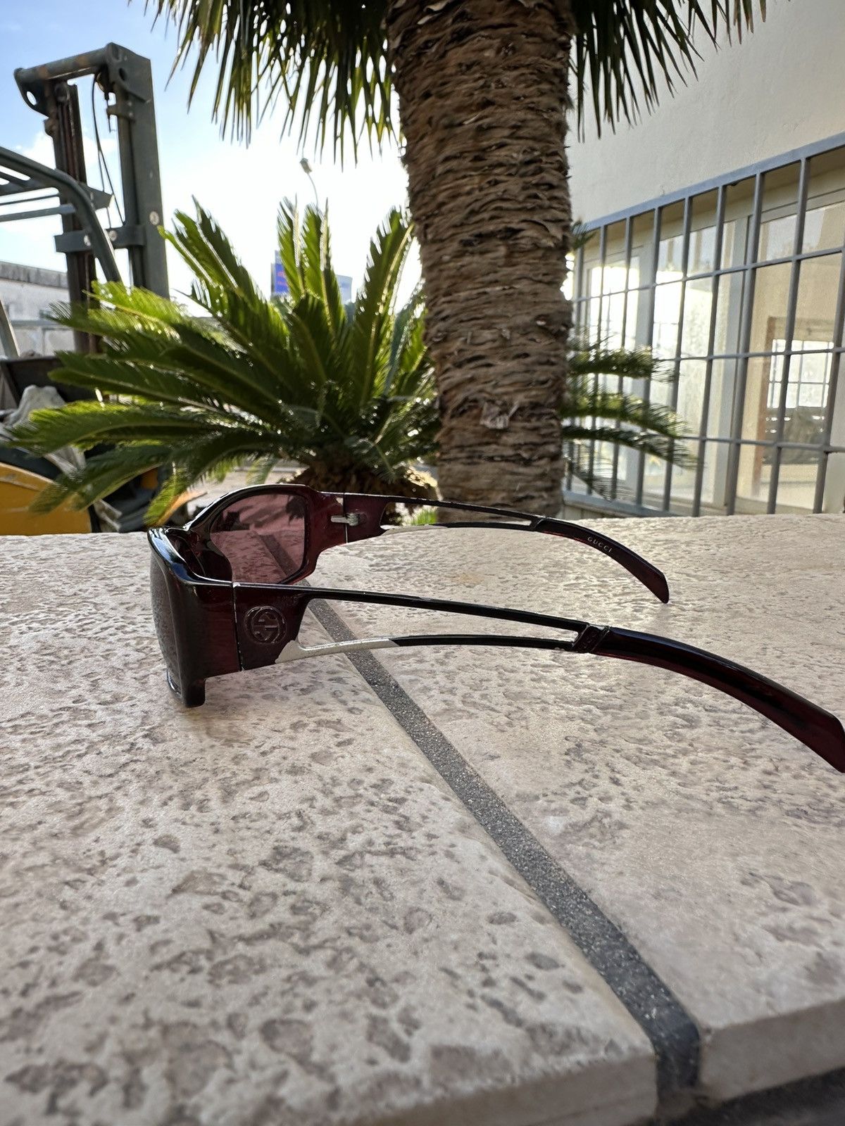Gucci Gucci Sunglasses GG1486/S Dark Red Size ONE SIZE - 4 Thumbnail