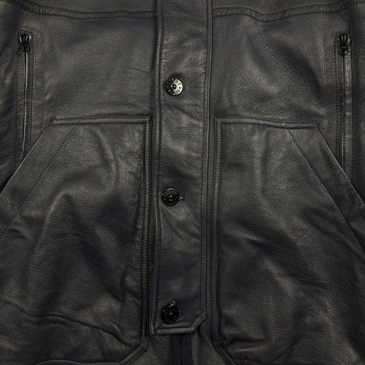 Stone Island Stone Island Hand Painted Sheepskin Fur Shearling Jacket Size US XXL / EU 58 / 5 - 4 Thumbnail