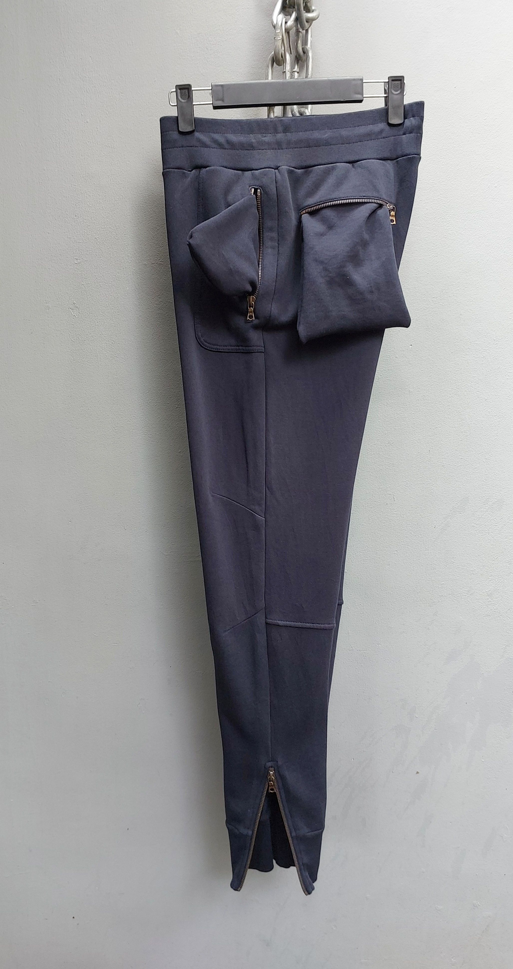 Dries Van Noten Dries Van Noten Jersey Zipper Sweatpants Size US 33 - 3 Thumbnail