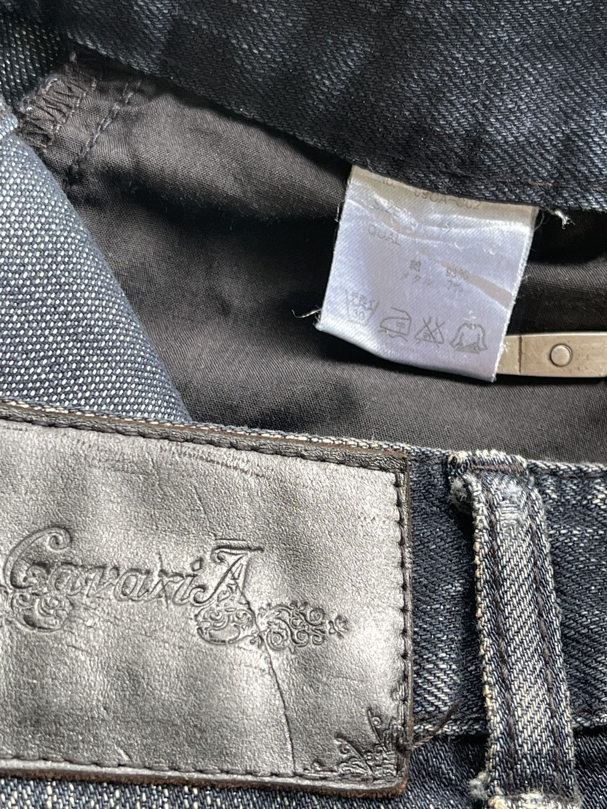 Japanese Brand CavariA Distressed Flare Denim Size US 30 / EU 46 - 16 Thumbnail