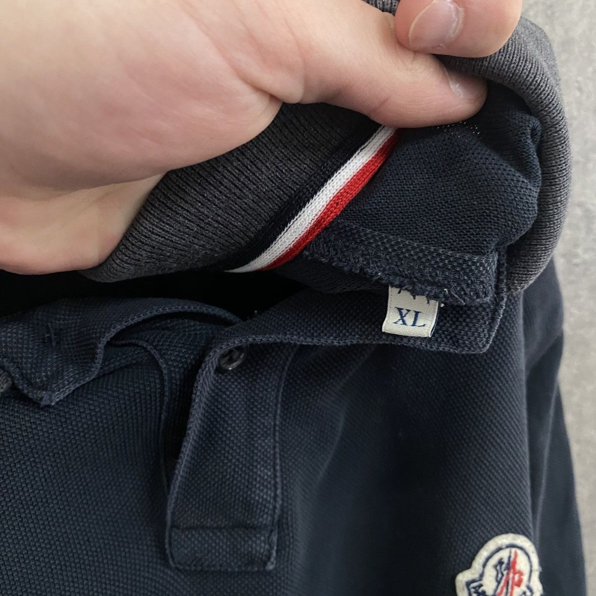 Moncler Moncler Polo Long Sleeve Size US XL / EU 56 / 4 - 9 Thumbnail