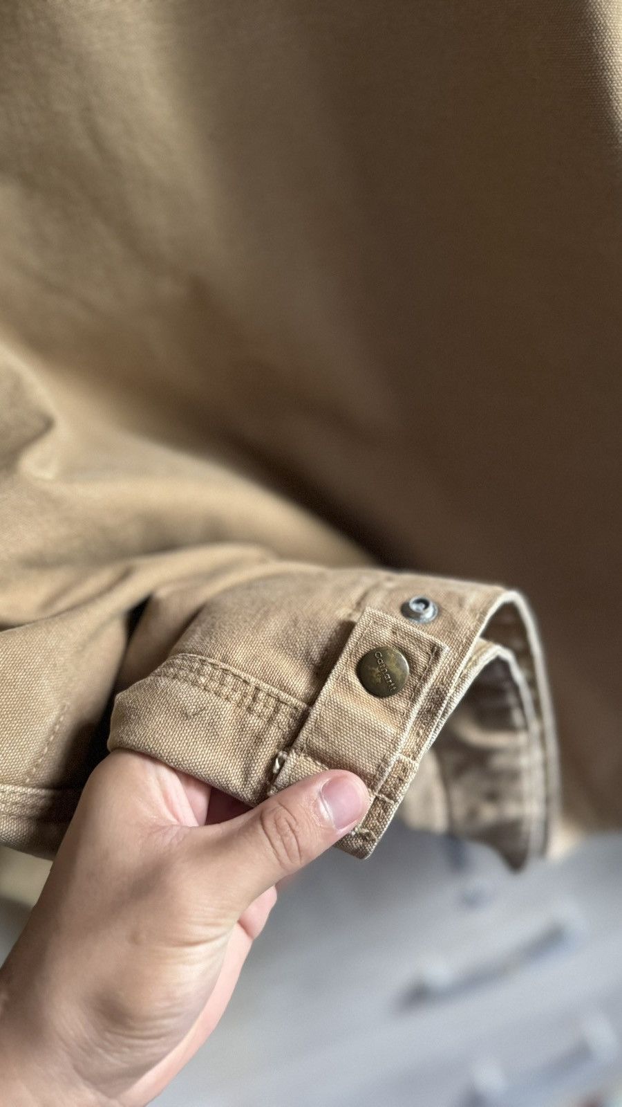 Vintage Vintage Carhartt Detroit Jacket J97 CML Size US XXL / EU 58 / 5 - 11 Thumbnail