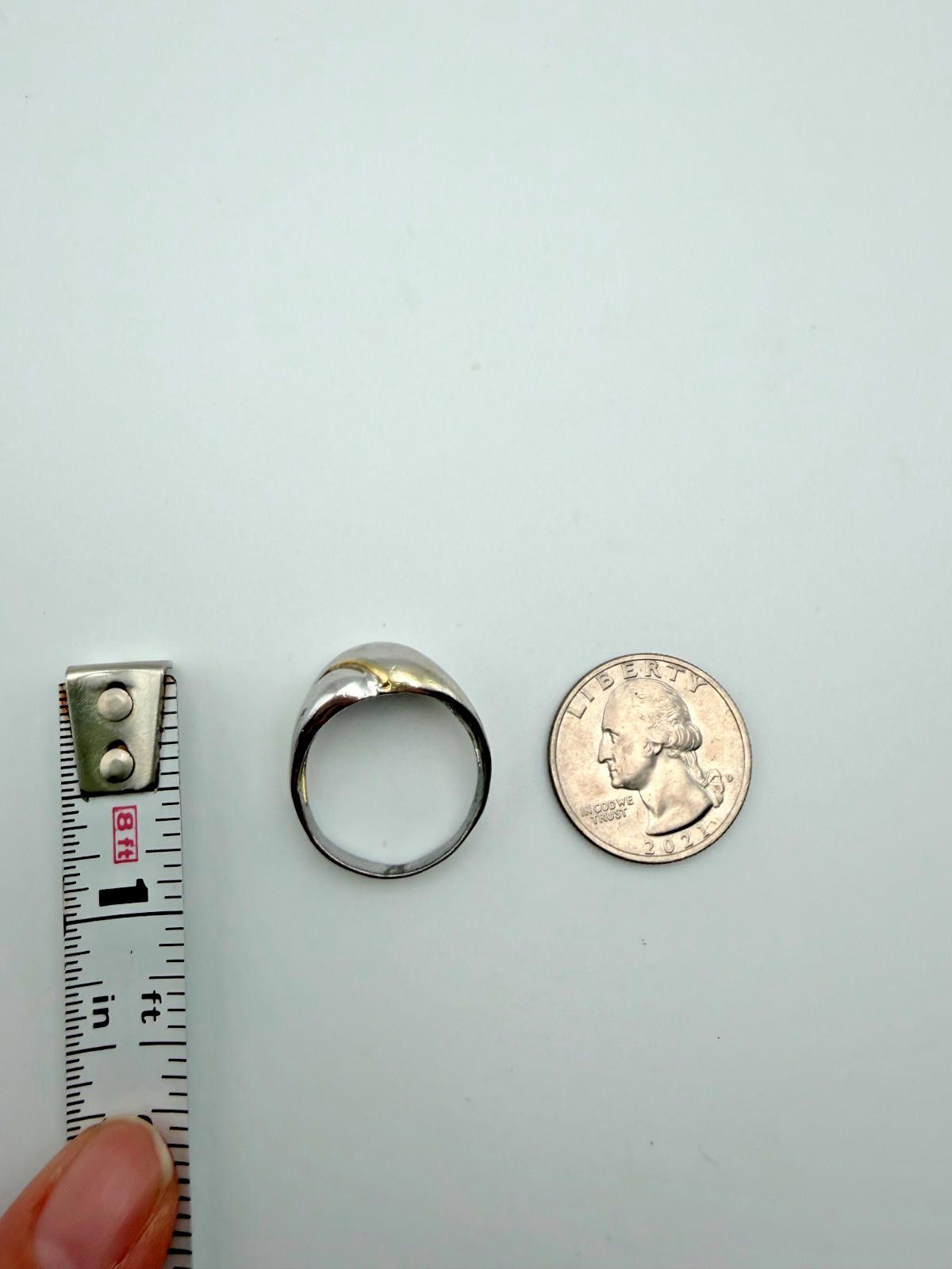 The Unbranded Brand Vintage Sculptural Silver Knot Ring Size 9.5 Size ONE SIZE - 5 Thumbnail