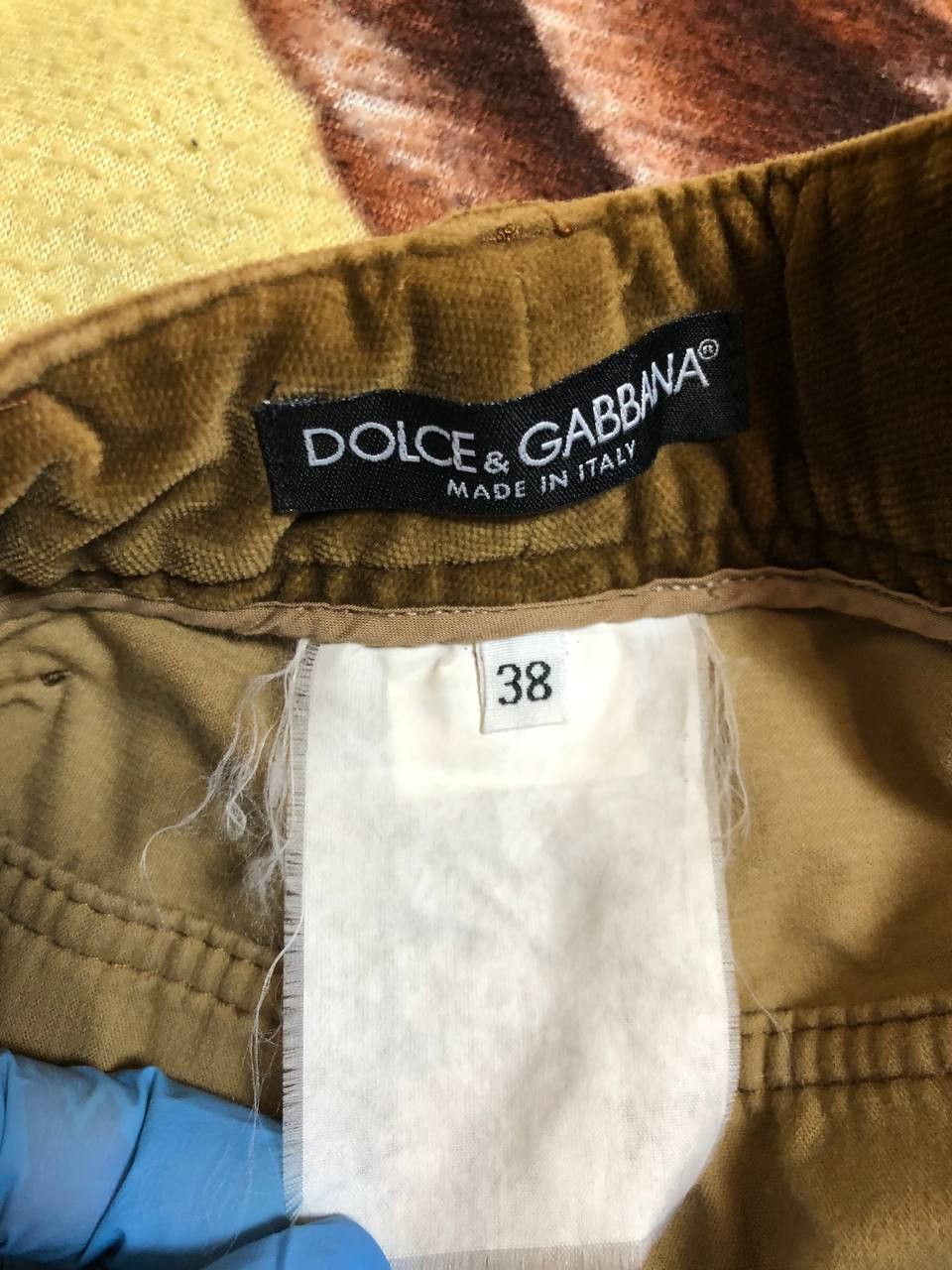 Dolce & Gabbana Dolce & Gabbana Vintage Brown Runway Velvet Bootcut Pants Size 26" / US 2 / IT 38 - 2 Thumbnail