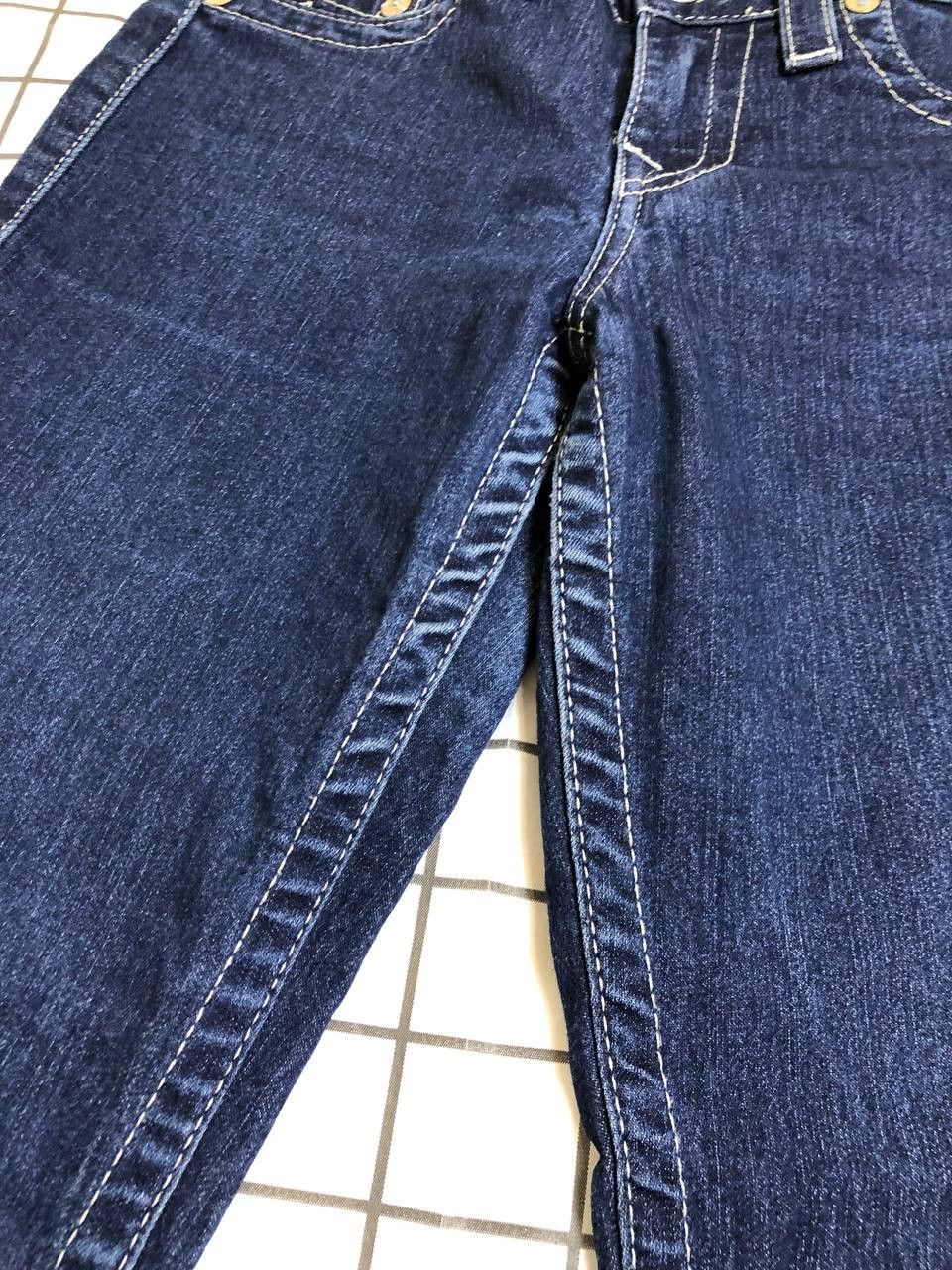 True Religion True Relion Johnny Dark Blue Wash Denim Jeans Women Size 28" / US 6 / IT 42 - 2 Thumbnail