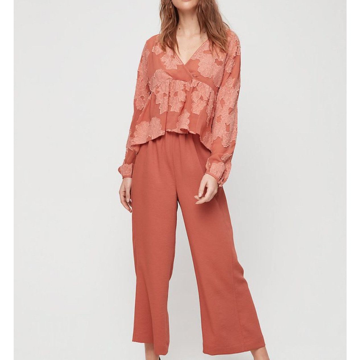 Anthropologie Wilfred - PEPLUM BLOUSE / Floral Print / size M Size M / US 6-8 / IT 42-44 - 1 Thumbnail