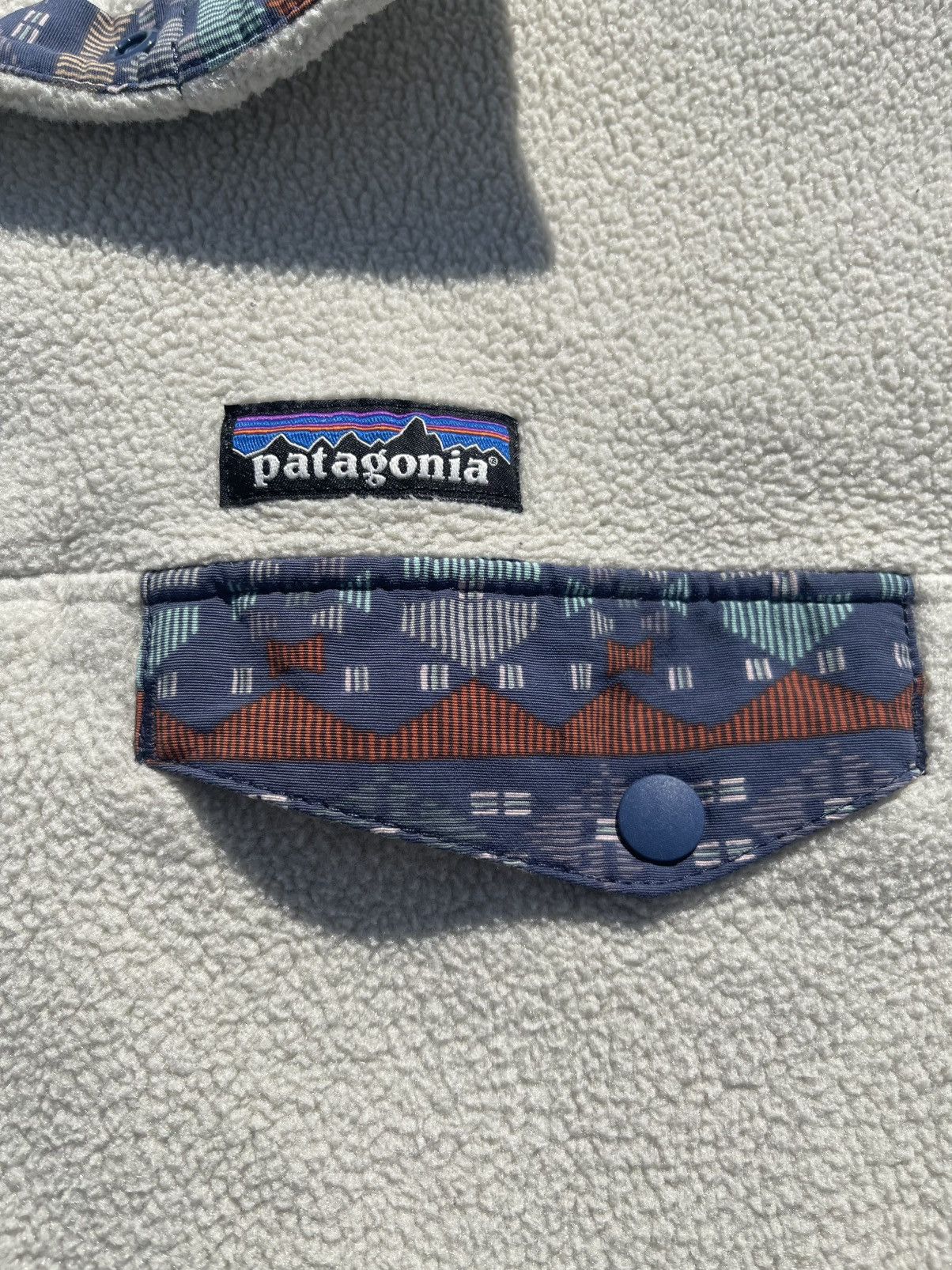Patagonia PATAGONIA Synchilla Aztec Pattern Fleece Sweatshirt Size XXS / US 00 / IT 34 - 3 Thumbnail