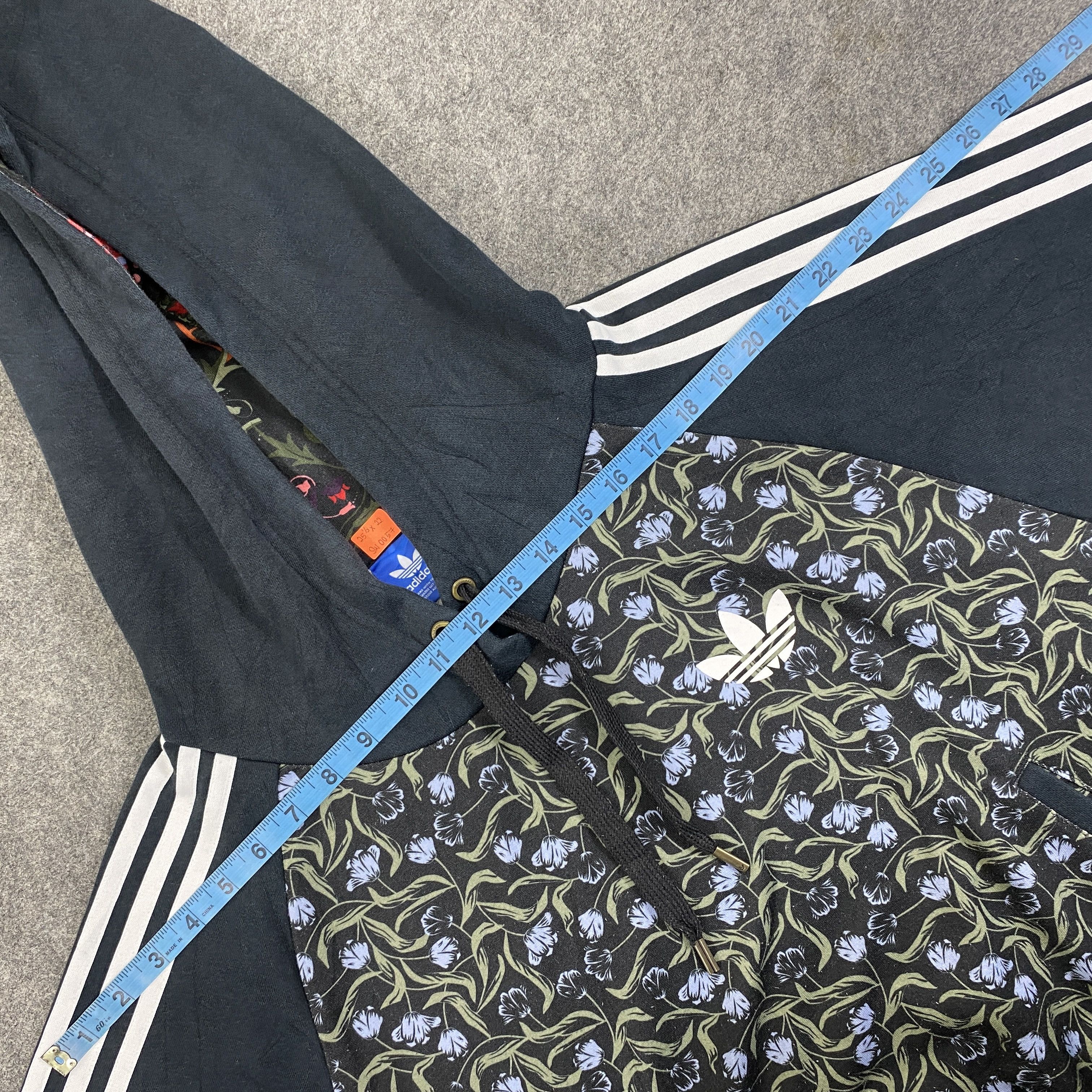 Adidas Adidas Flora Hoodie Boxy -SW0057 Size US L / EU 52-54 / 3 - 3 Thumbnail