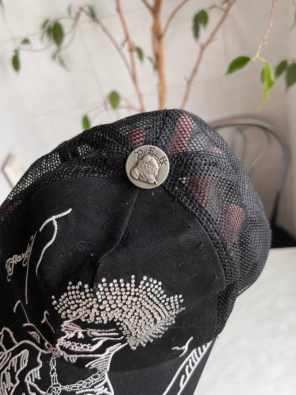 Ed Hardy × Vintage Vintage Y2K Ed Hardy Cristian Audigier Streetwear Hat Cap Size ONE SIZE - 5 Thumbnail