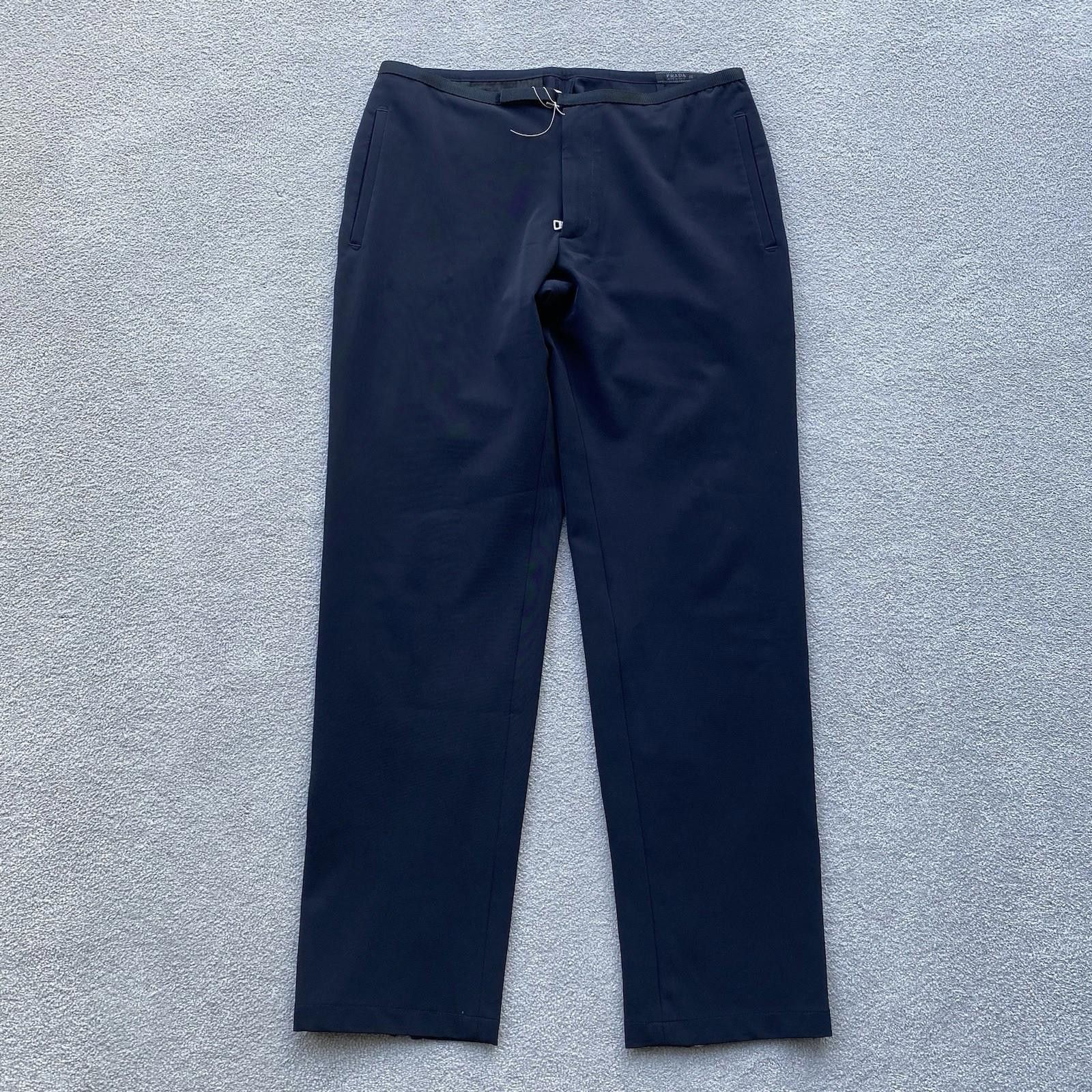 Prada Prada Men’s Technical Backzip Utility Trousers Size 46 Navy Size US 30 / EU 46 - 1 Thumbnail