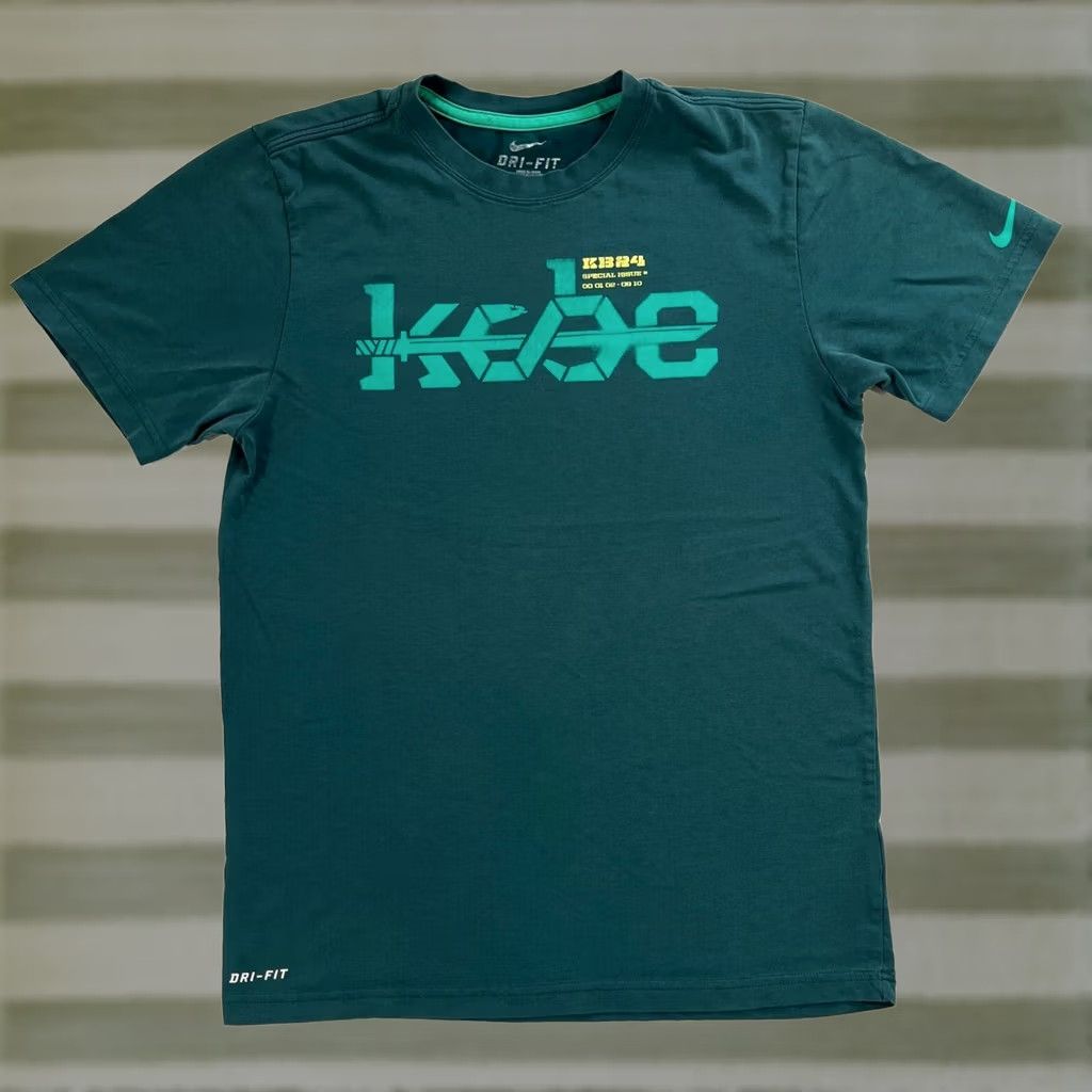 Nike VINTAGE Nike Kobe Bryant KB24 Special Issue T-Shirt Men's Size S Green Dri-Fit Graphic Print 522861-365 Sports Basketball Size US S / EU 44-46 / 1 - 1 Thumbnail
