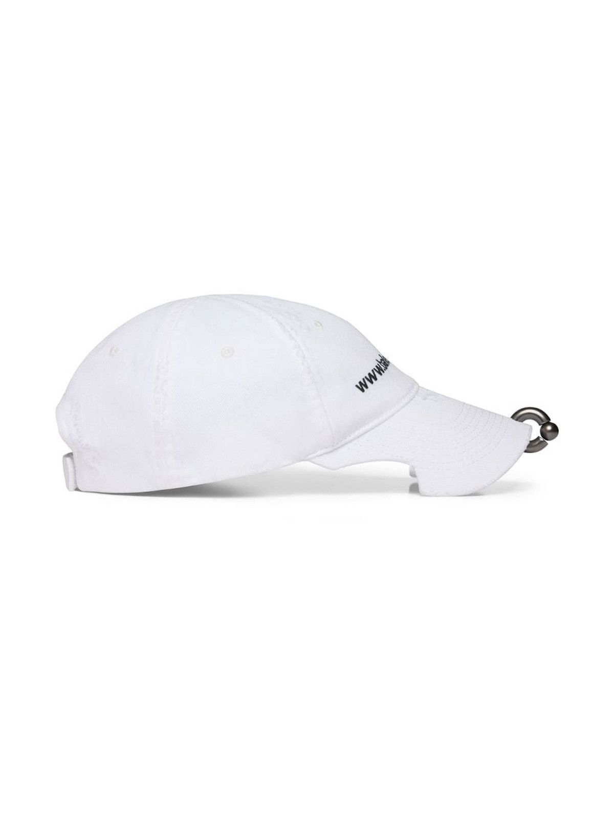 Balenciaga o1tr1nto0126 Size: L / Bal.com Front Piercing Hat / Cap Size ONE SIZE - 5 Thumbnail
