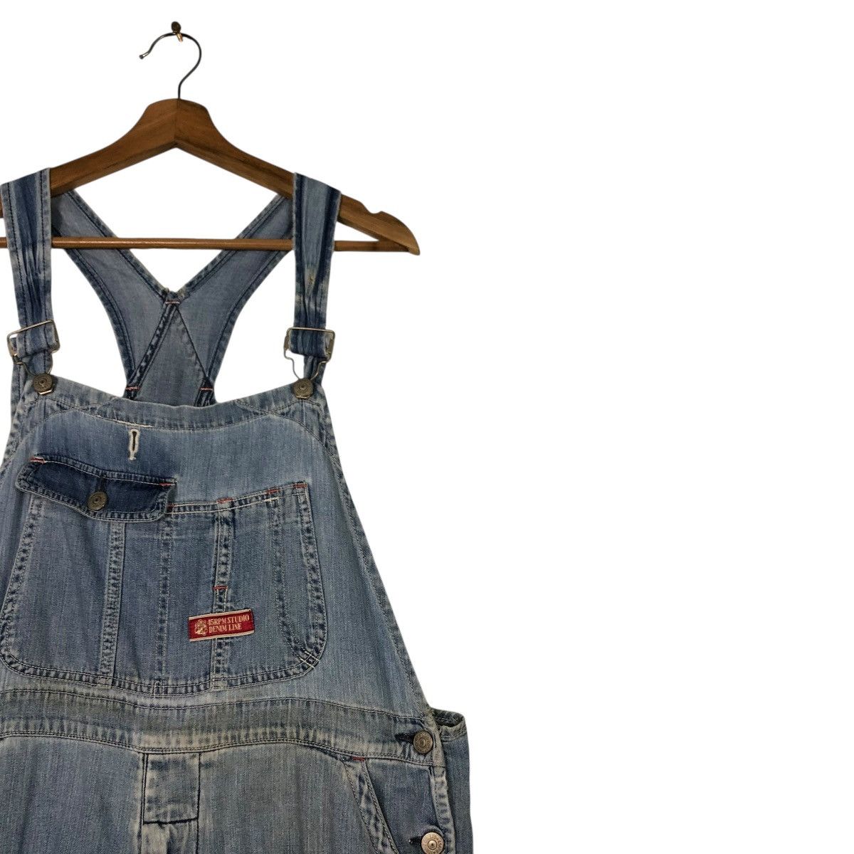 45rpm 🔥VINTAGE CHORE WORK DENIM INDIGO JUMPSUIT 45RPM BONDAGE Size US 38 / EU 54 - 6 Thumbnail