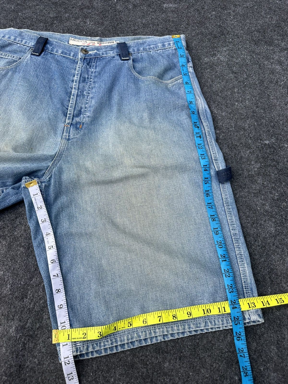 Dogtown × JNCO × Mecca Mecca Usa Baggy Short Denim Pant Size 36 D82 Size US 36 / EU 52 - 5 Thumbnail