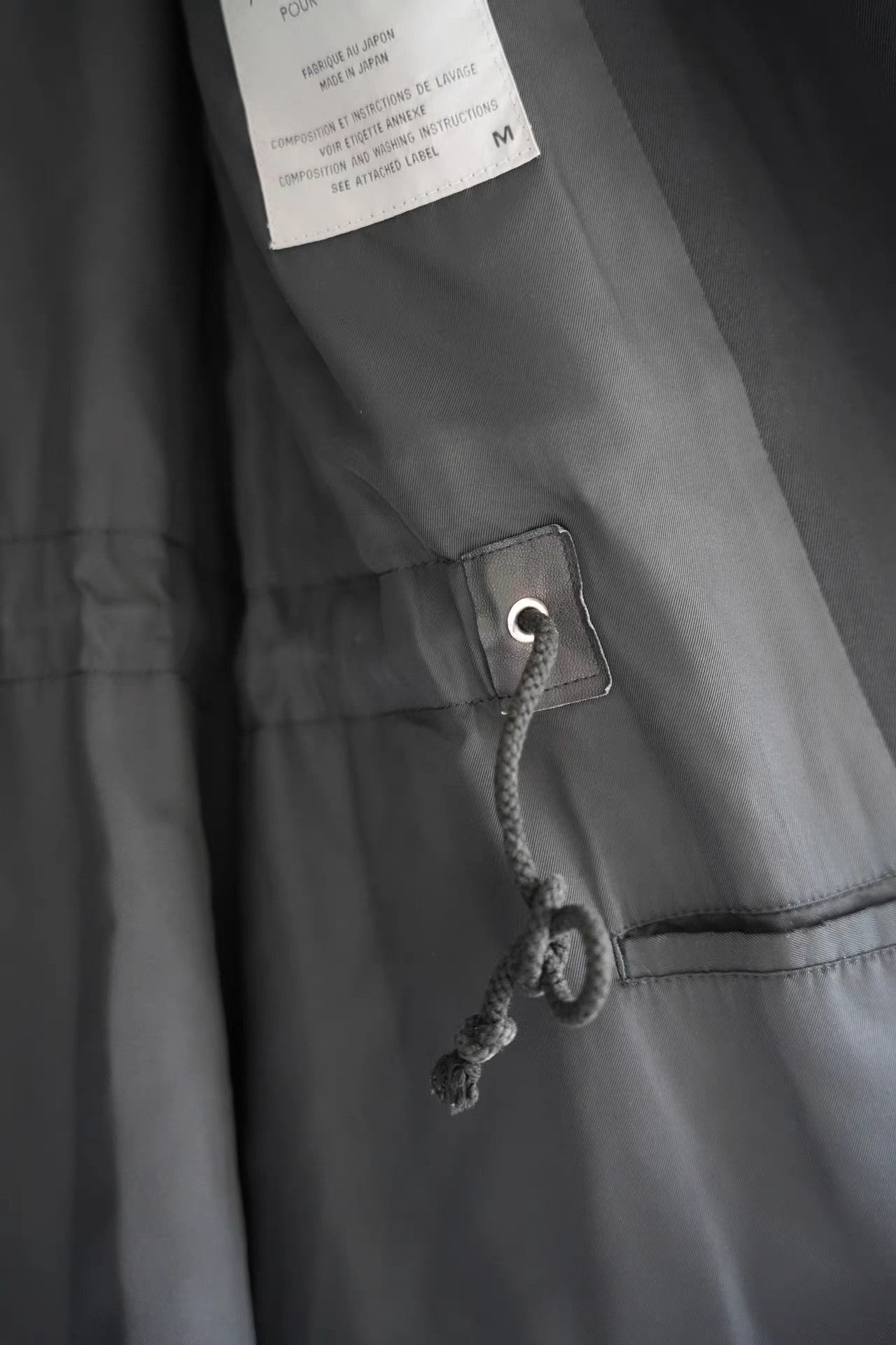 Yohji Yamamoto Yohji Yamamoto 92aw Asymmetric Button Drawstring Jacket K4 Size US M / EU 48-50 / 2 - 5 Thumbnail