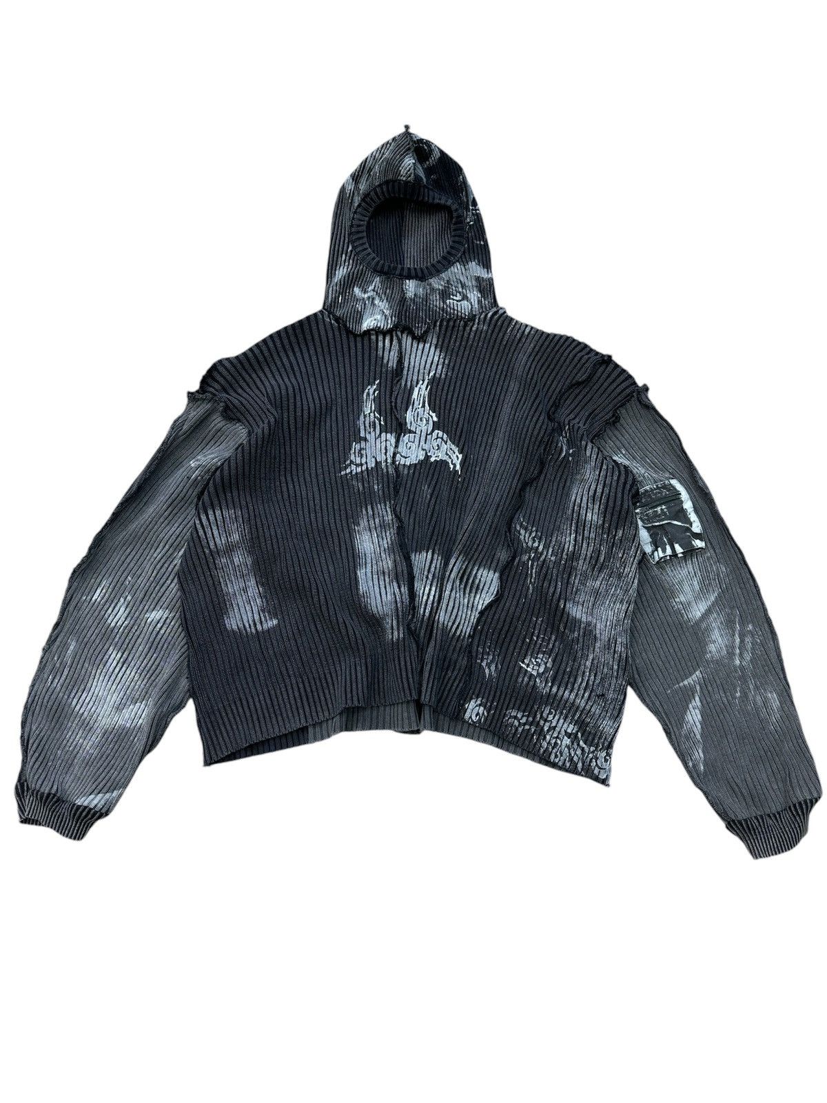 Hysteric Glamour × Japanese Brand ARCHIVE PRINTED HOODIE L.G.B. Style SWEATER RIPPED Size US L / EU 52-54 / 3 - 1 Thumbnail