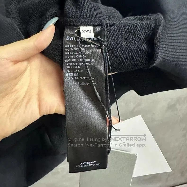 Balenciaga Balenciaga Letter Print Zip Hoodie. Size US XXS / EU 40 - 3 Thumbnail