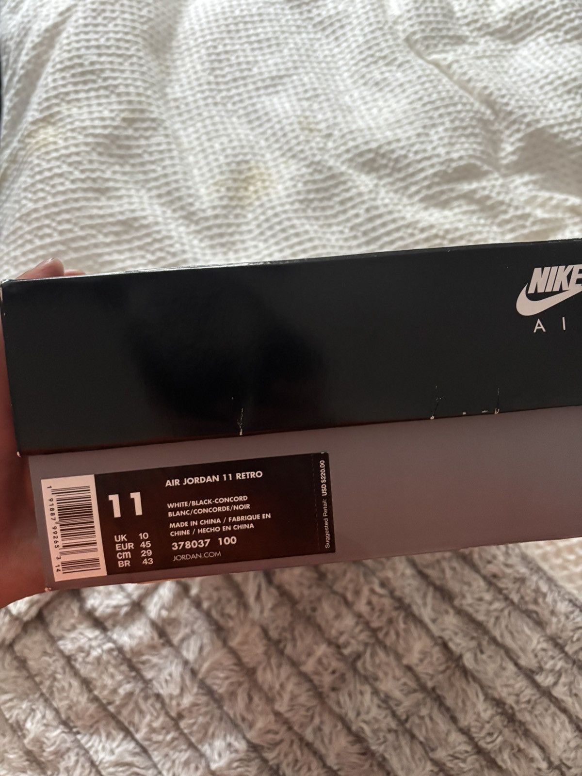 Jordan Brand Jordan 11 Retro Concord (2018) Size US 11 / EU 44 - 5 Thumbnail