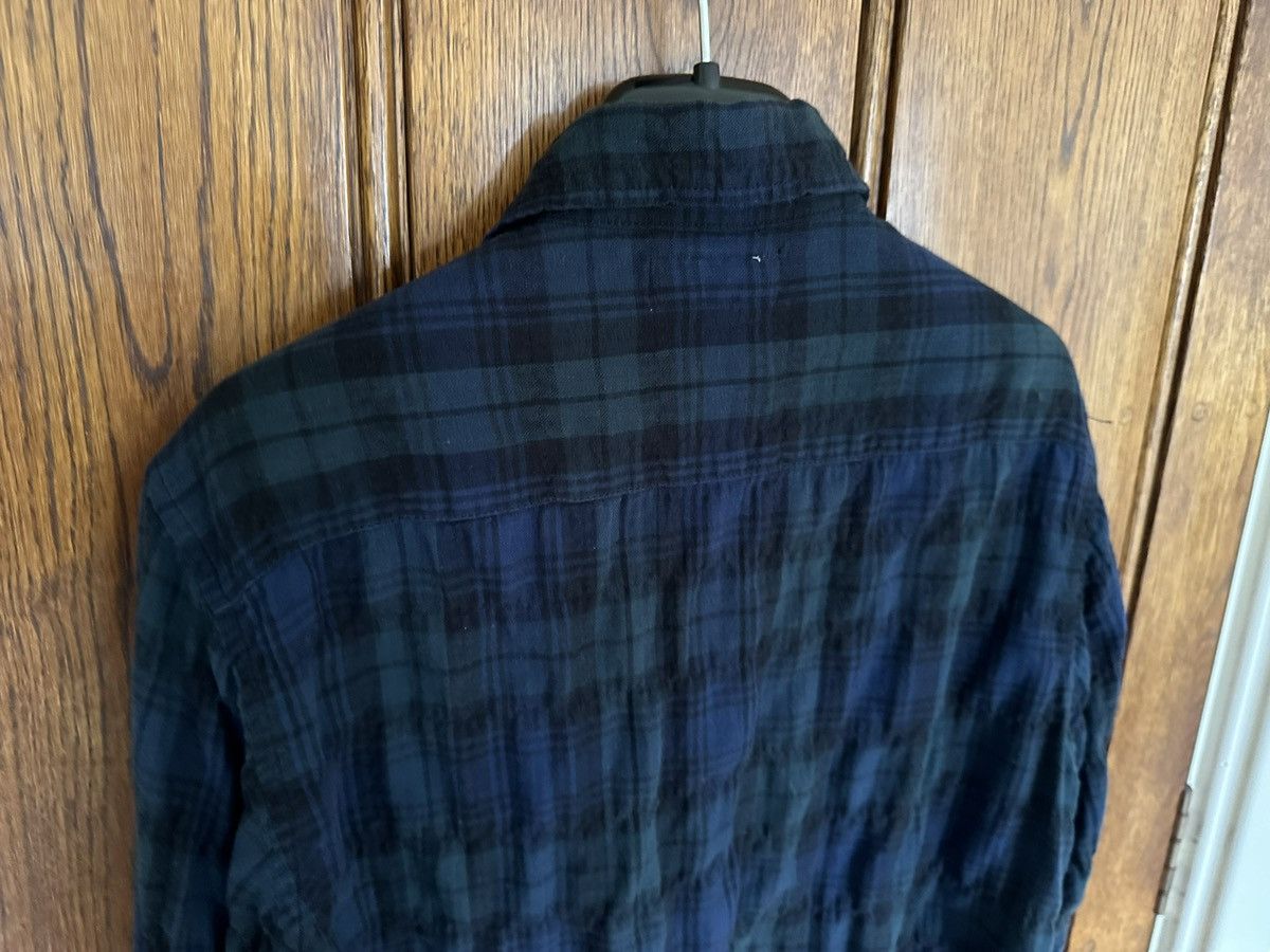 Saint Laurent Paris SS16 Saint Laurent surf sound bleached flannel 2 tone Hedi Size US XS / EU 42 / 0 - 19 Thumbnail