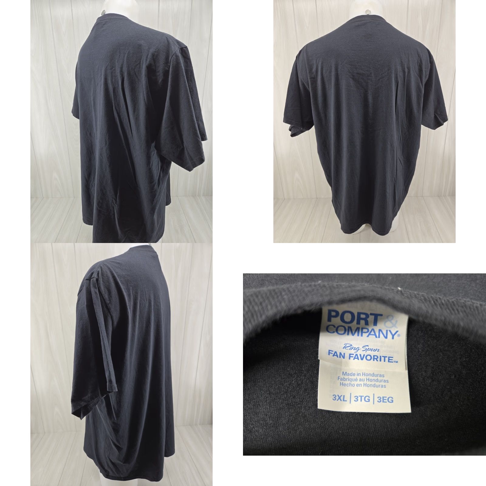 Port & Company VINTAGE Looney Tunes Port & Company T-Shirt Marvin The Martian Big Face Graphic Print 3XL Black Crewneck Short Sleeve Mens Size US XXL / EU 58 / 5 - 8 Thumbnail
