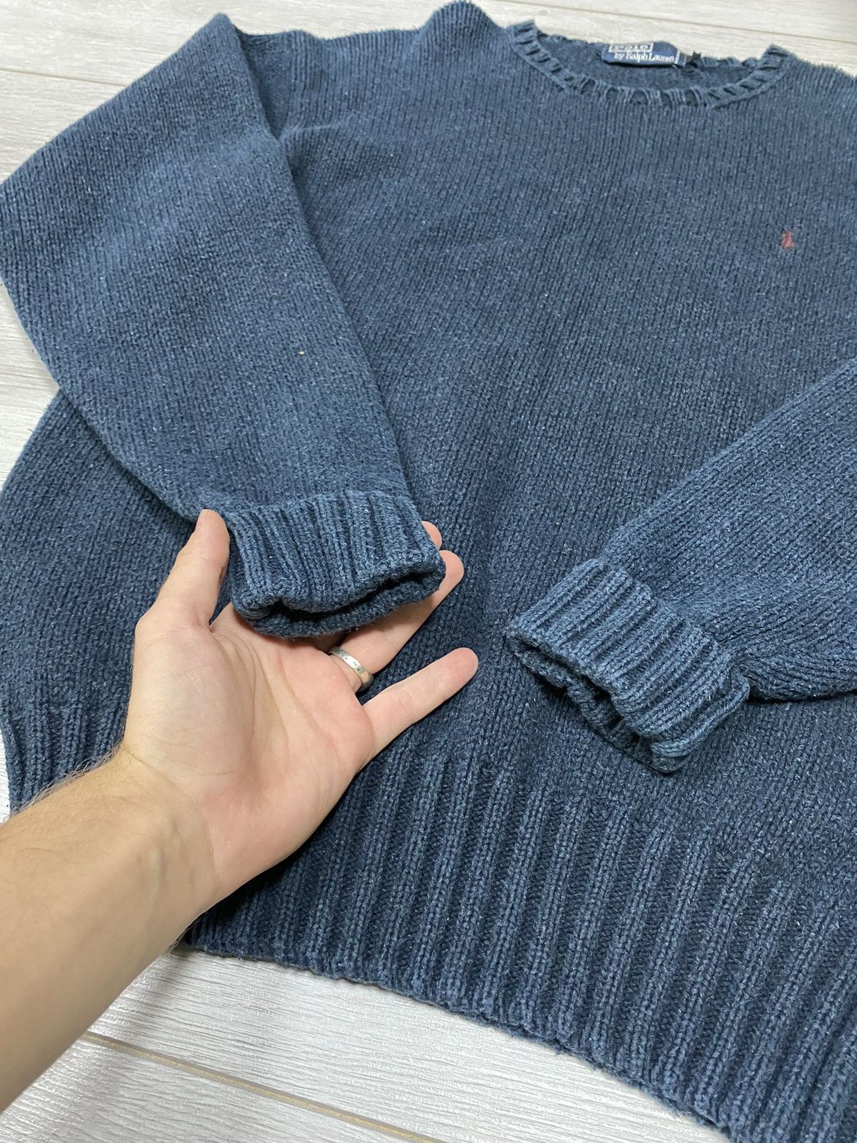Polo Ralph Lauren Polo Ralph Lauren faded vintage knitted sweater Size US M / EU 48-50 / 2 - 5 Thumbnail